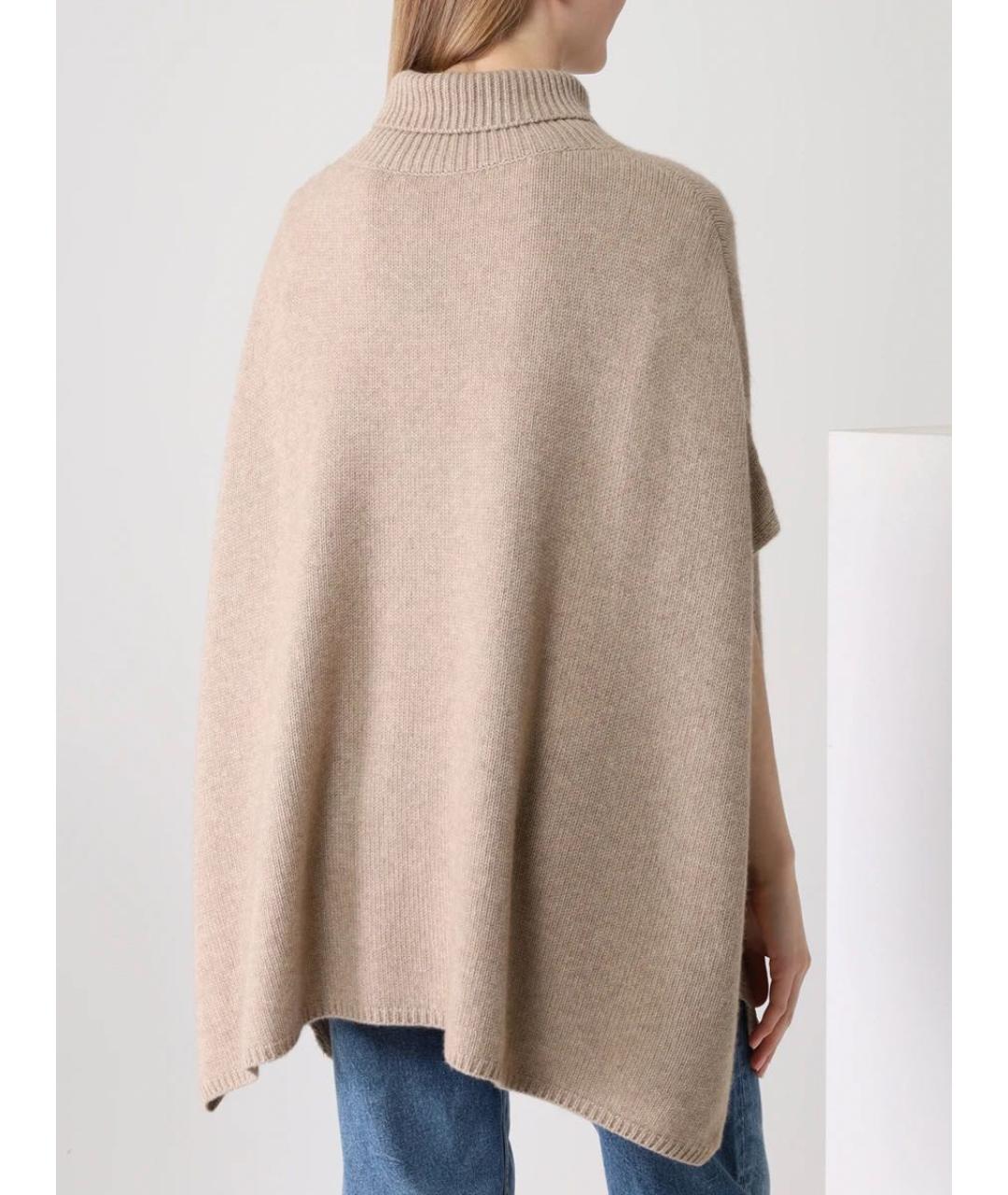 ERMANNO SCERVINO Бежевый кашемировый джемпер / свитер, фото 7