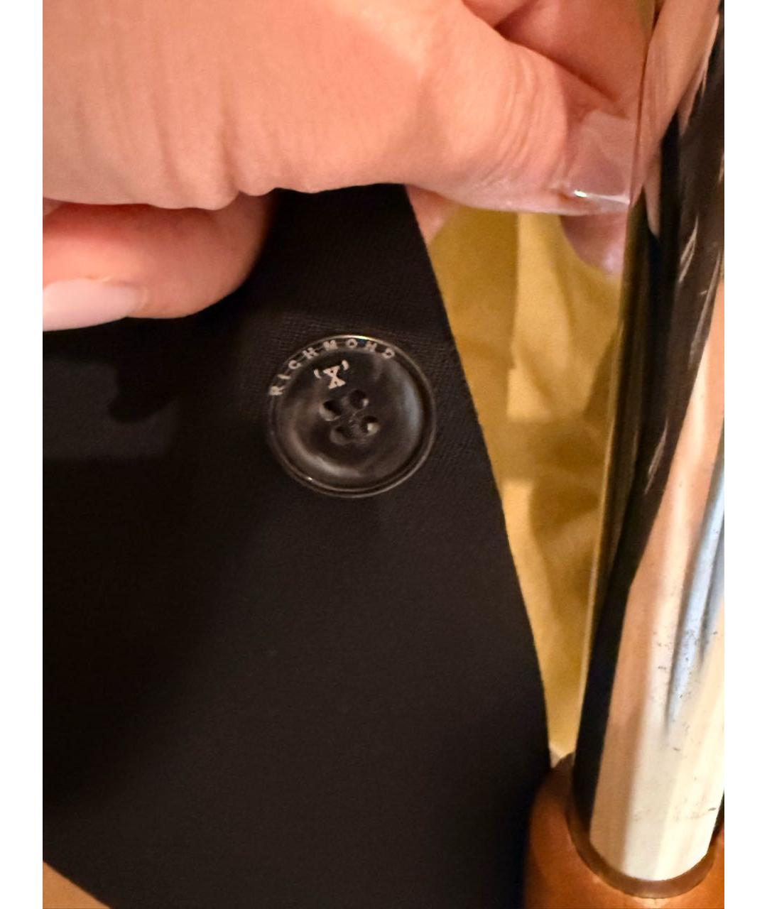 JOHN RICHMOND Черный шерстяной пиджак, фото 8