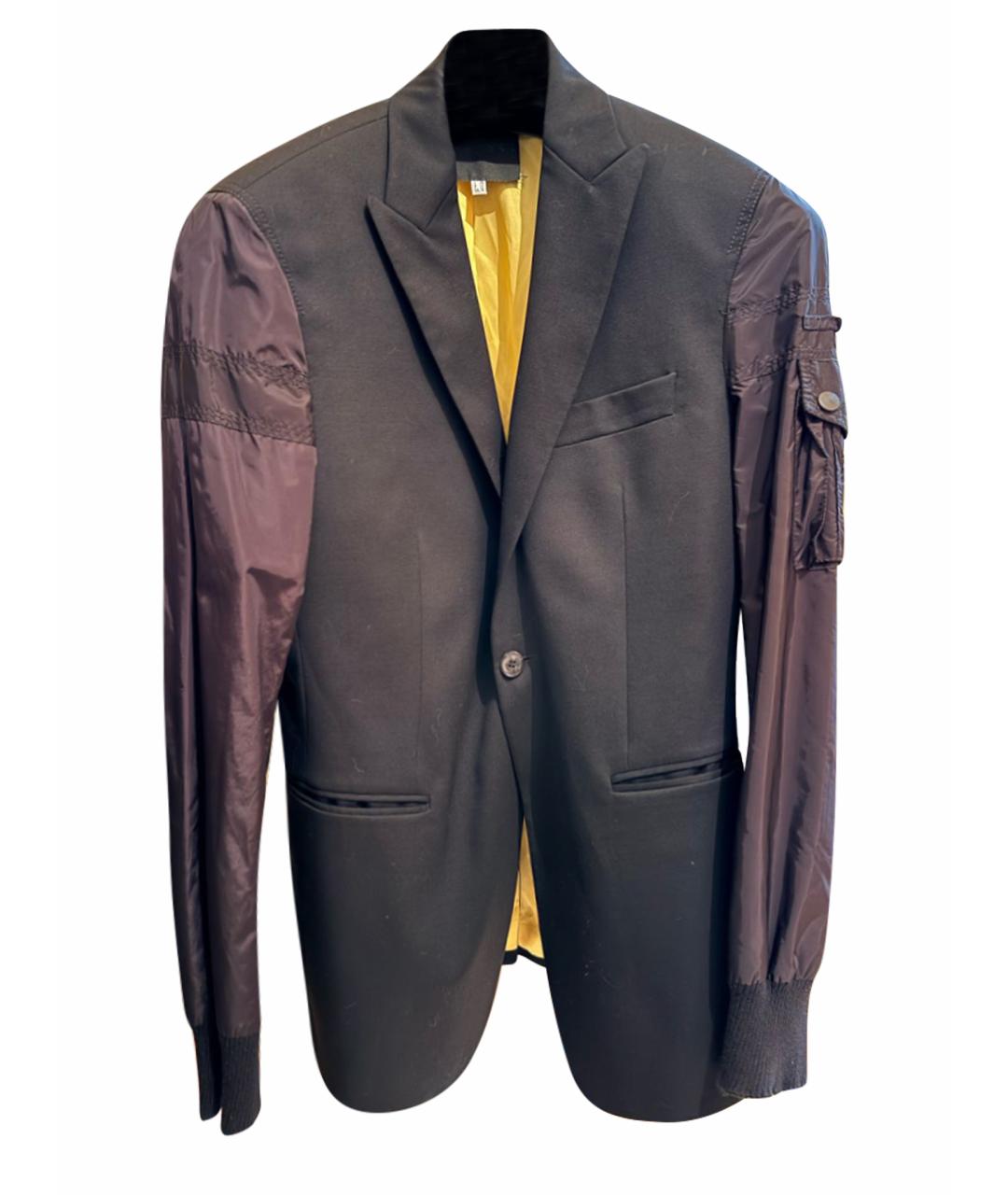 JOHN RICHMOND Черный шерстяной пиджак, фото 1