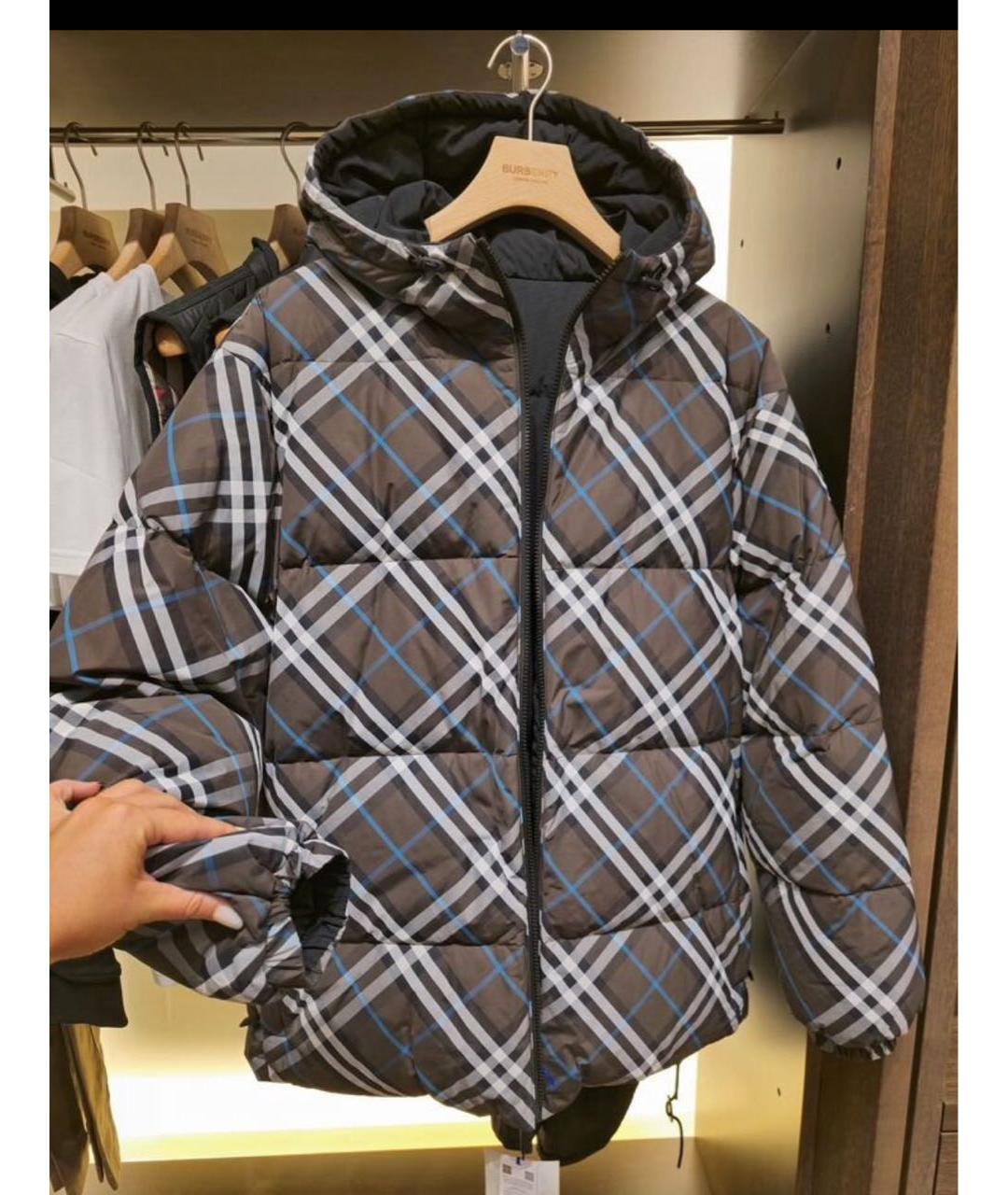 BURBERRY Черная куртка, фото 3