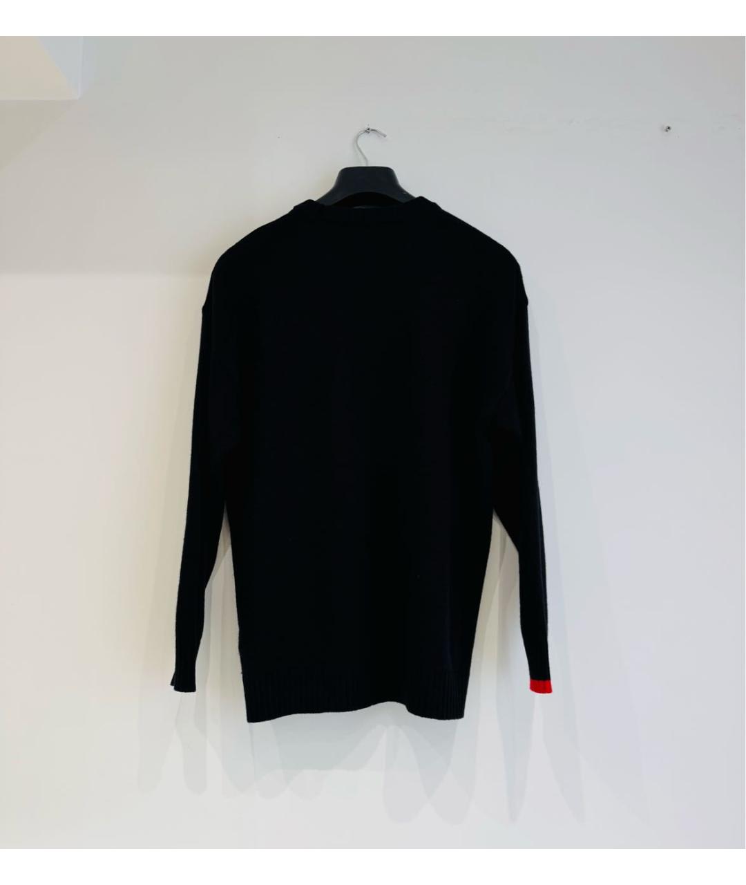 DIESEL Черный шерстяной джемпер / свитер, фото 2