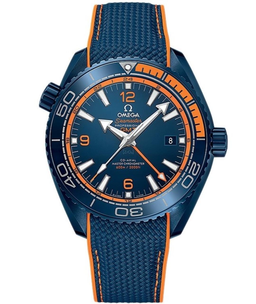 OMEGA Темно-синие керамические часы, фото 1