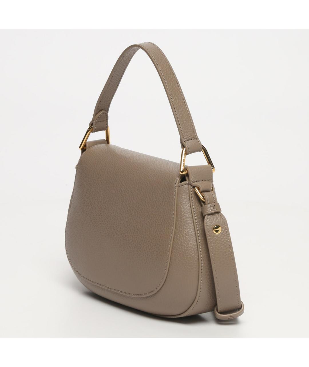 COCCINELLE Бежевая кожаная сумка через плечо, фото 2