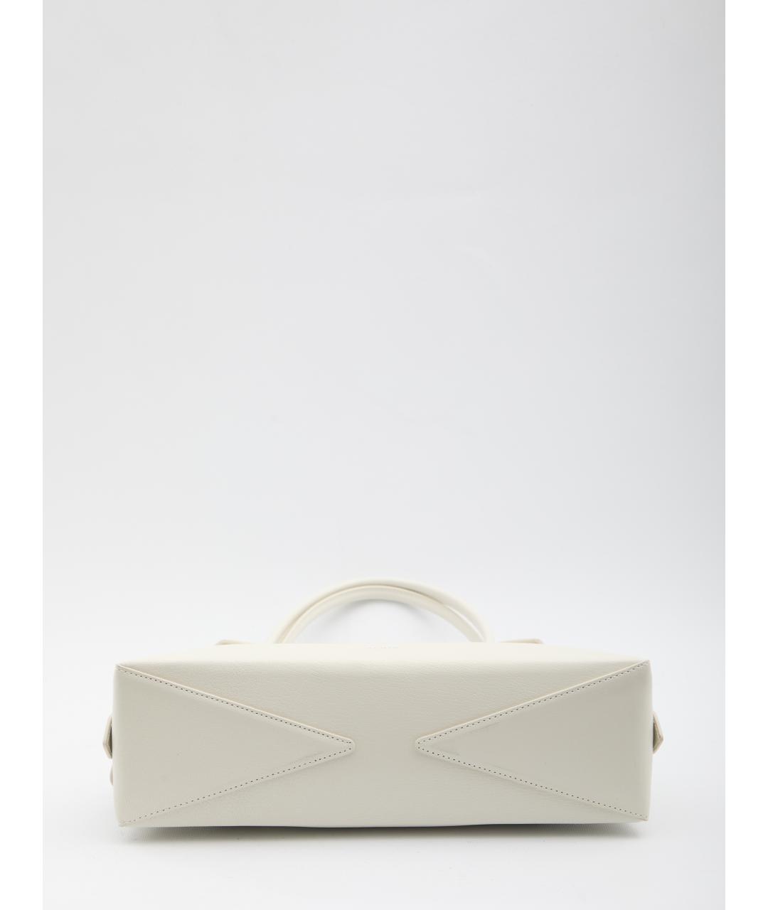 ALAIA Белая кожаная сумка через плечо, фото 3