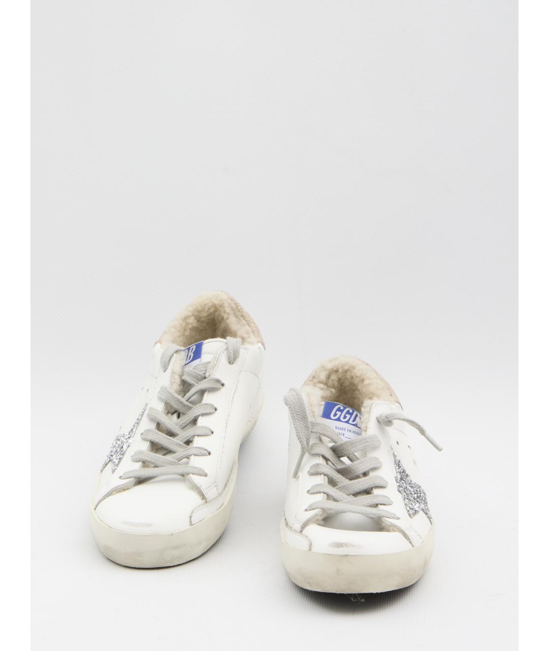 GOLDEN GOOSE DELUXE BRAND Белые кожаные кеды, фото 5