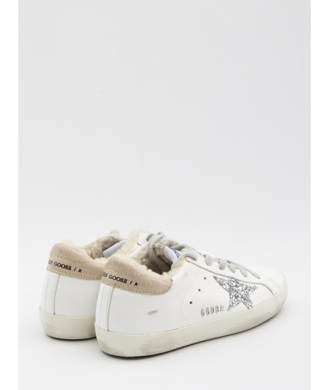 GOLDEN GOOSE DELUXE BRAND Белые кожаные кеды, фото 3