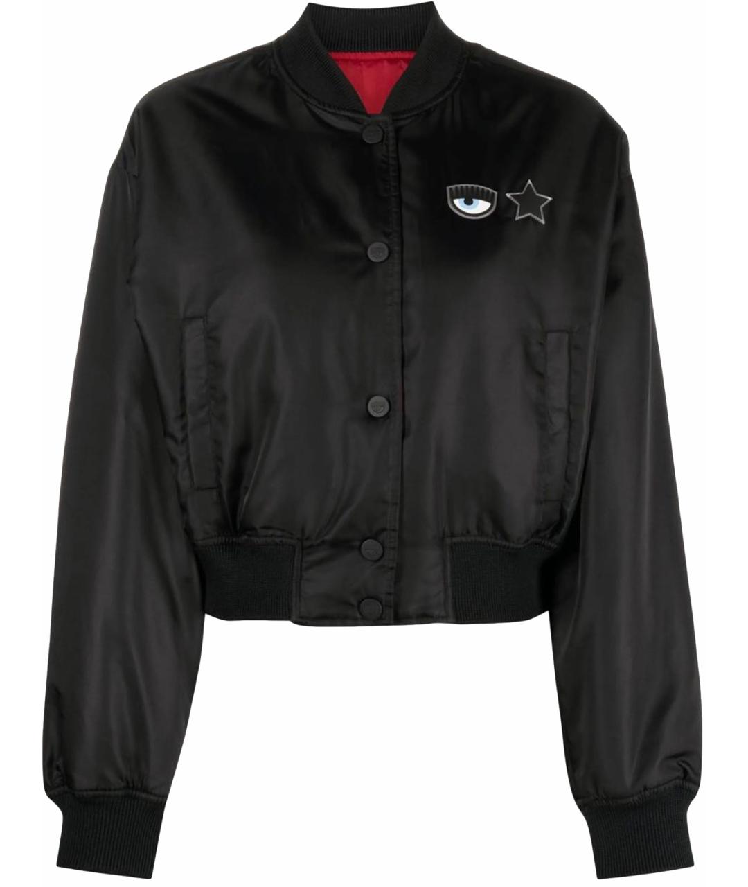 CHIARA FERRAGNI Черная хлопковая куртка, фото 1
