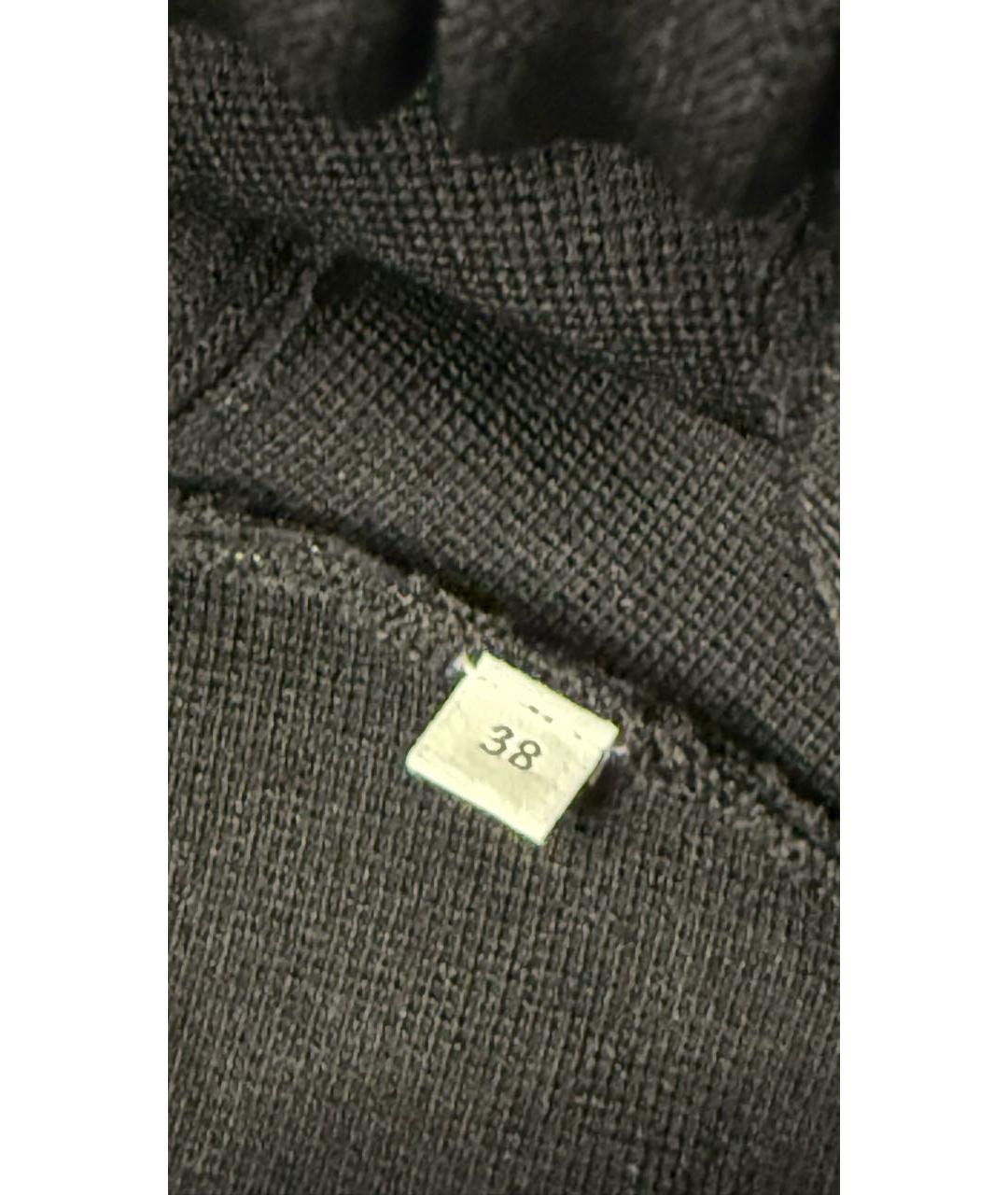 SANDRO Черное вискозное повседневное платье, фото 5