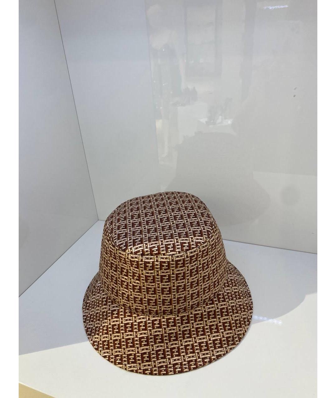 FENDI Коричневая панама, фото 2