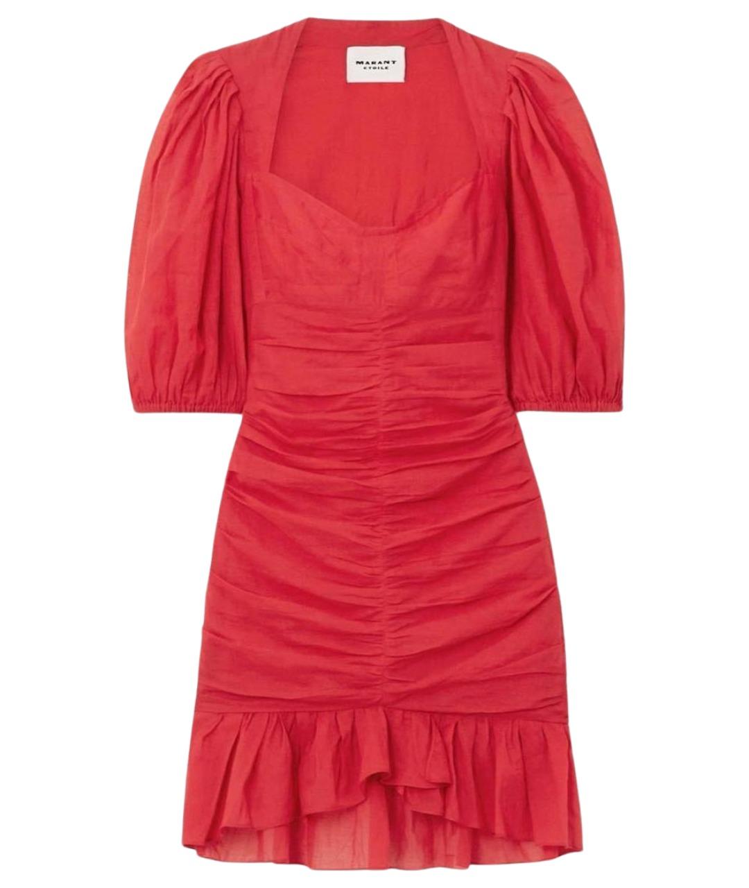 ISABEL MARANT Красное повседневное платье, фото 1