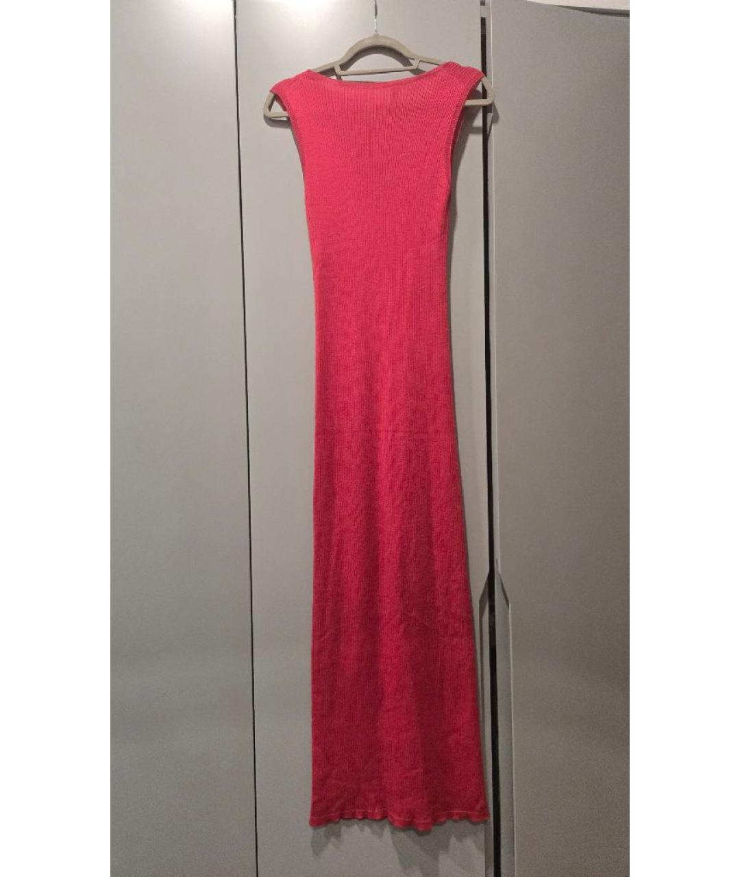 CHRISTIAN DIOR Розовое кашемировое повседневное платье, фото 5