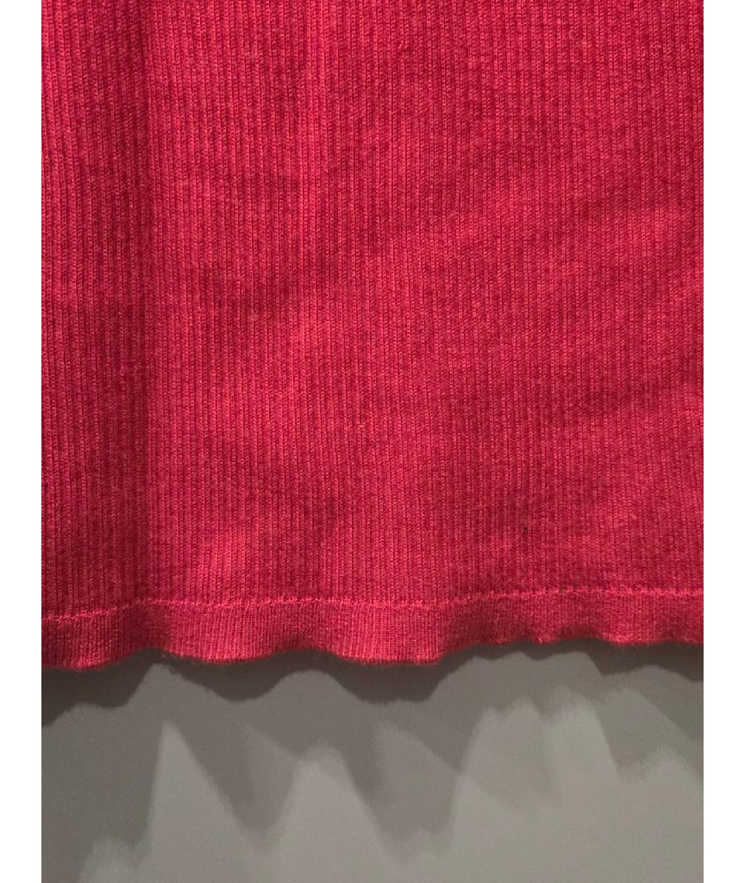 CHRISTIAN DIOR Розовое кашемировое повседневное платье, фото 4