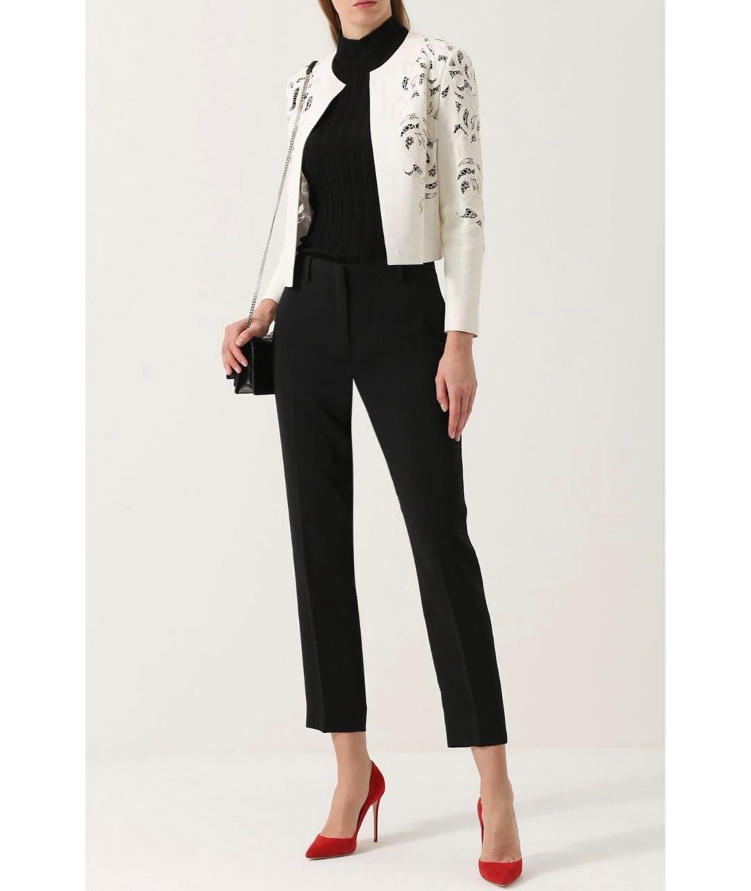 RALPH LAUREN PURPLE LABEL Белая кожаная куртка, фото 5