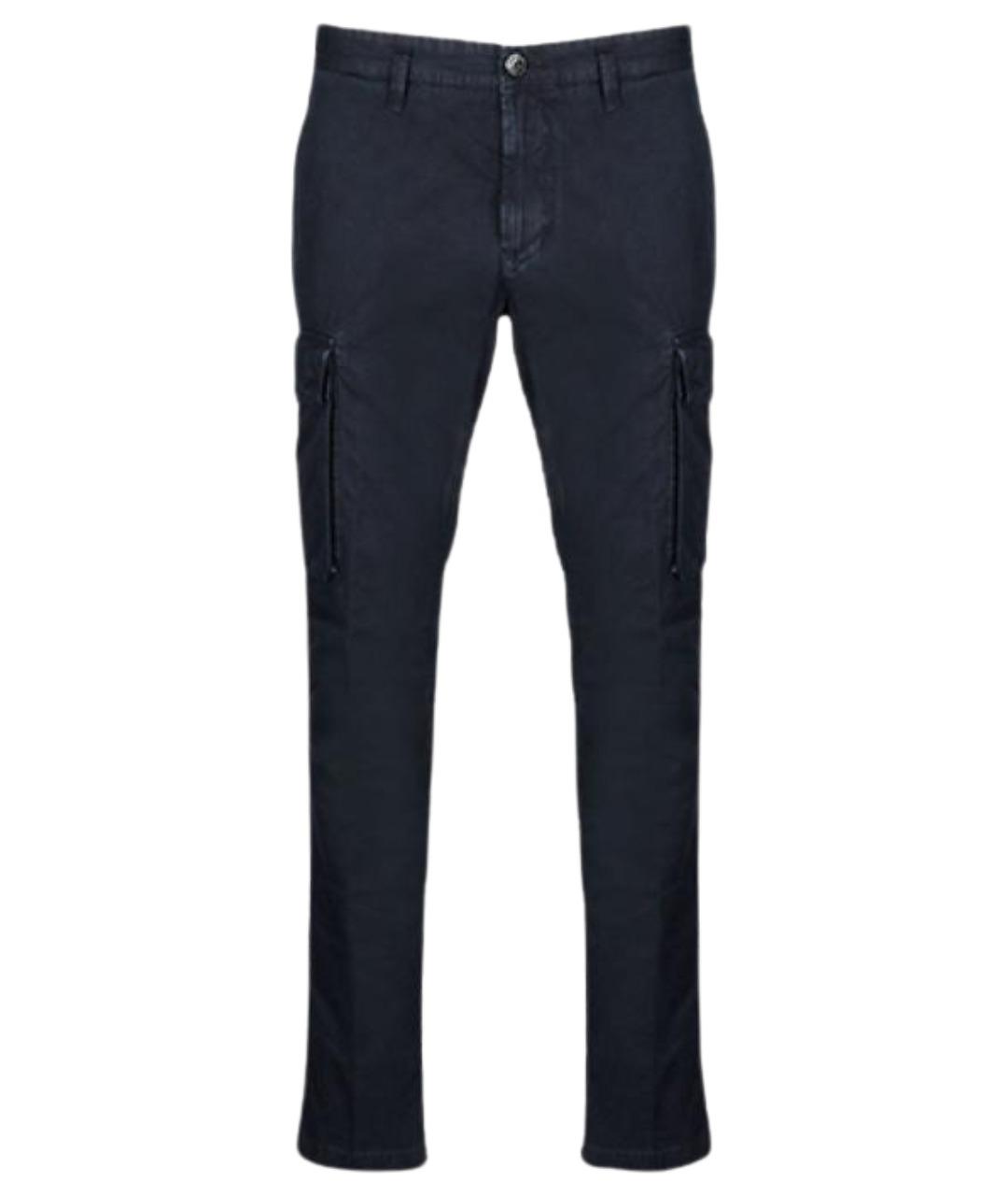 STONE ISLAND Темно-синие брюки чинос, фото 1