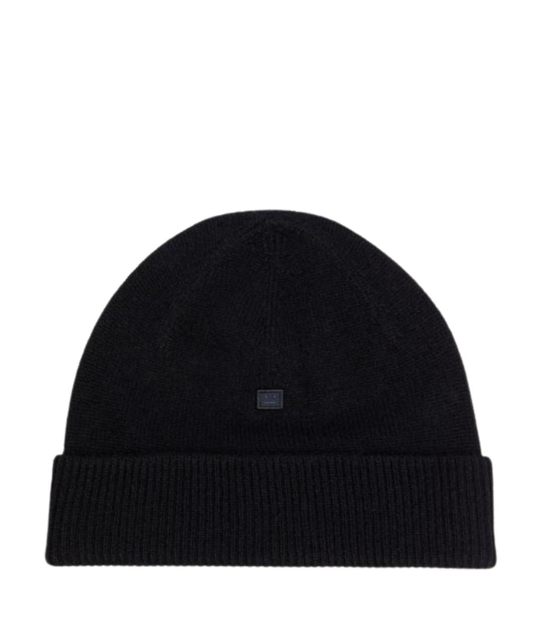 ACNE STUDIOS Черная шерстяная шапка, фото 1