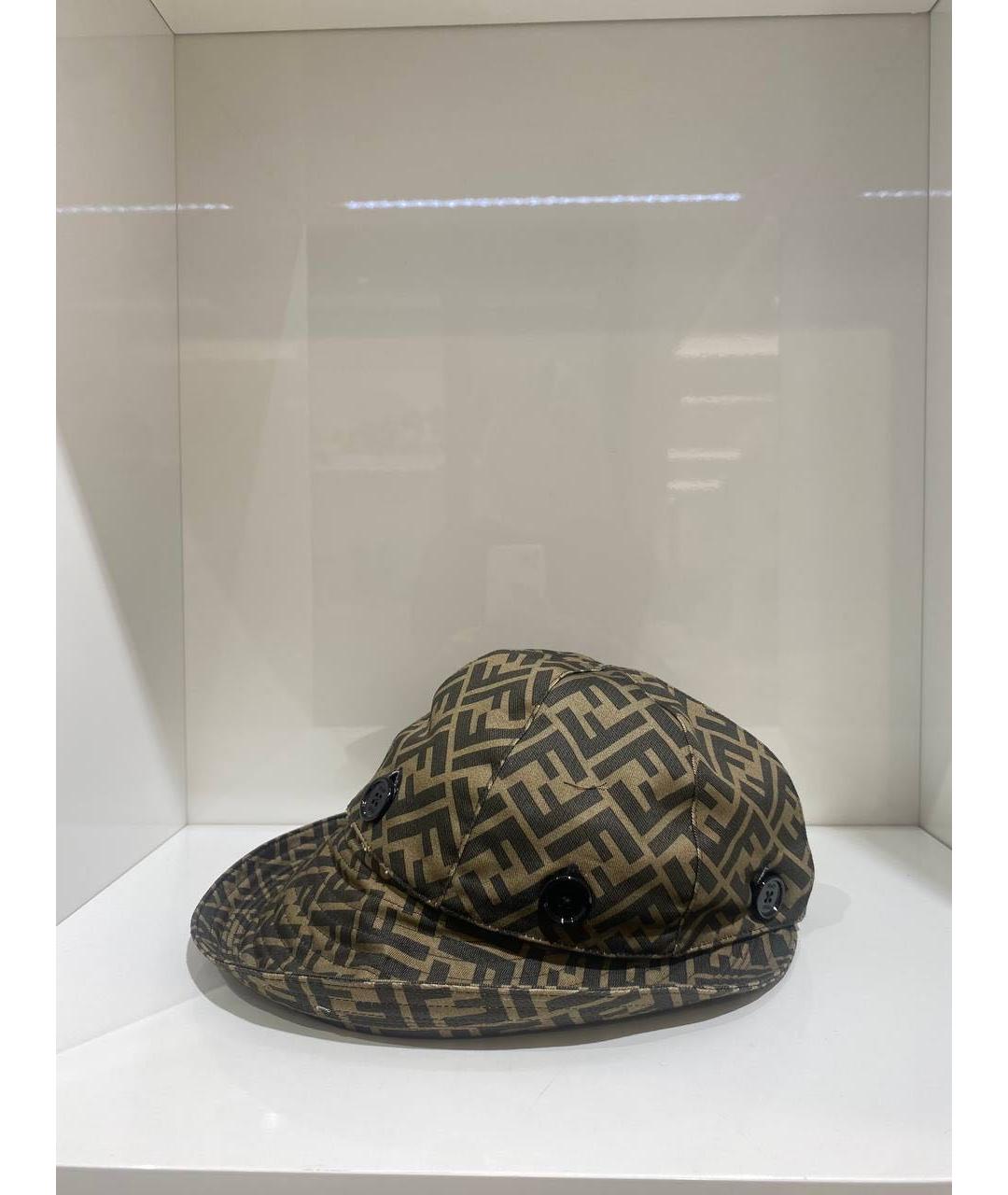 FENDI Мульти хлопковая кепка, фото 2