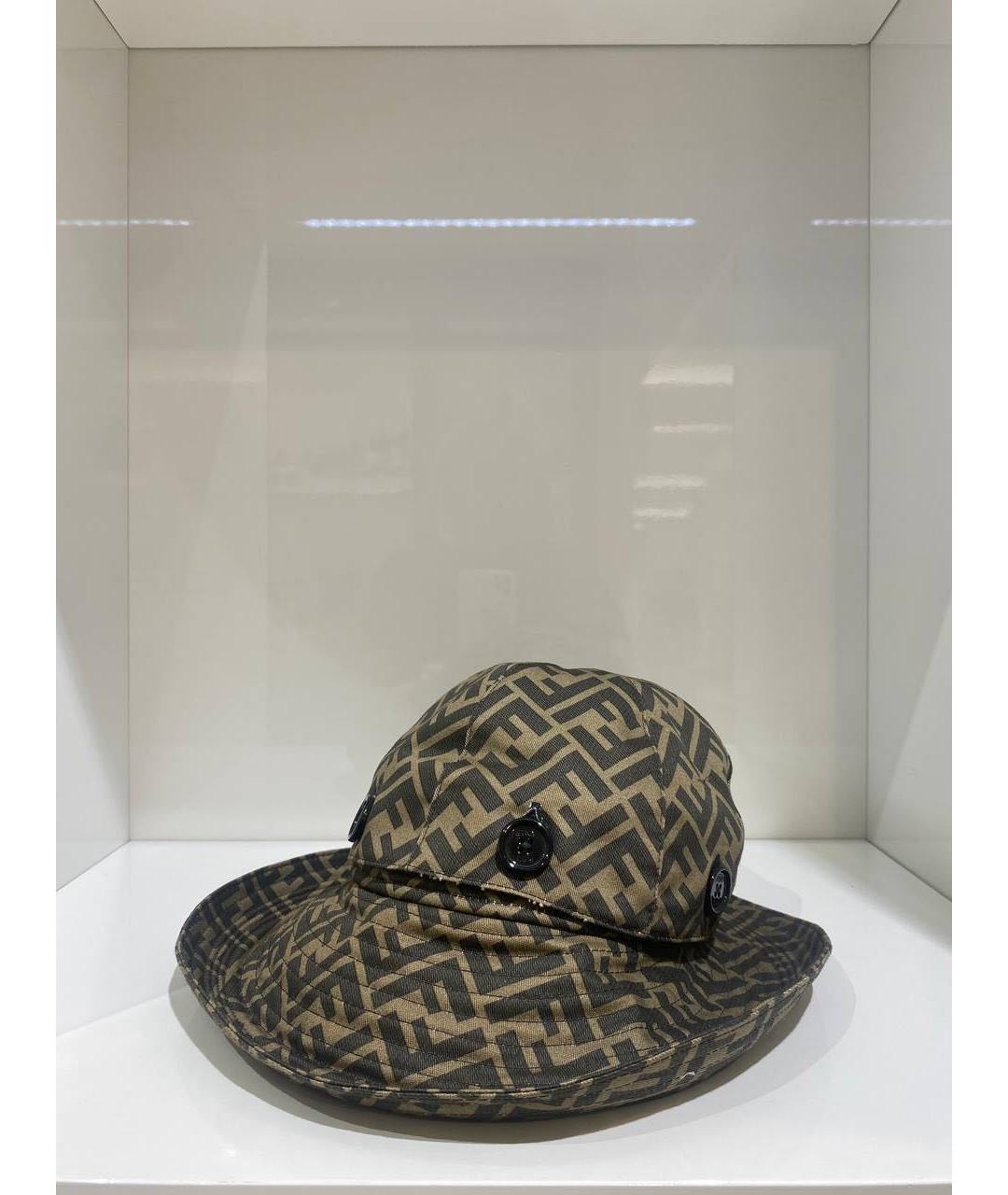 FENDI Мульти хлопковая кепка, фото 3