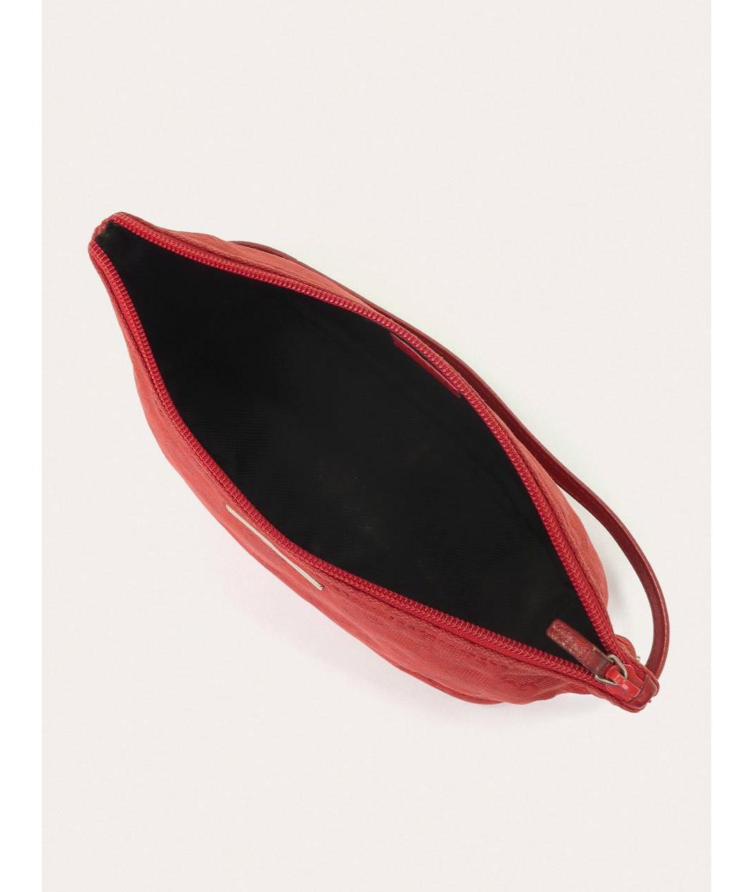 GUCCI Красная кожаная сумка с короткими ручками, фото 4