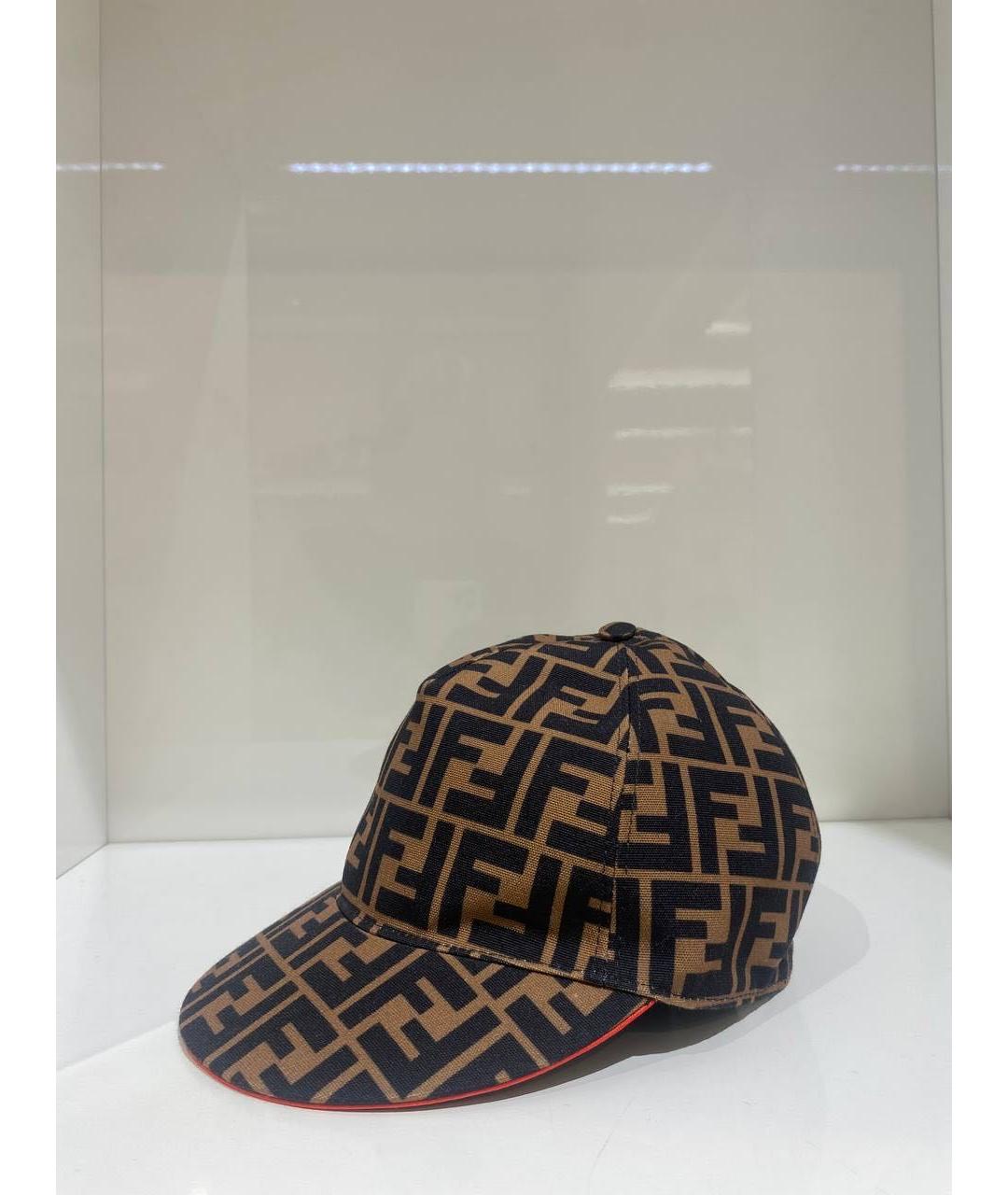 FENDI Мульти хлопковая кепка, фото 2