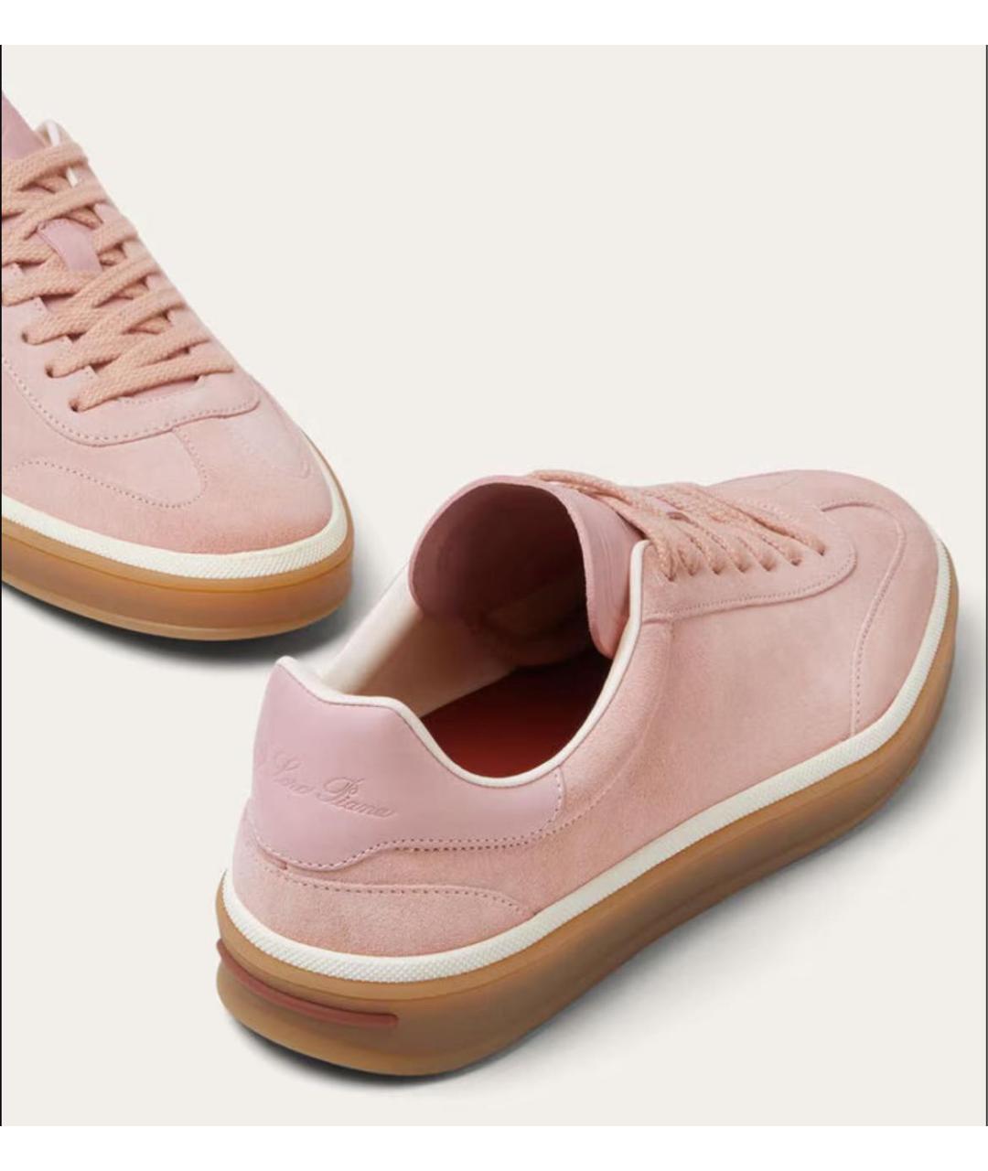 CHANEL Розовые замшевые кеды, фото 6