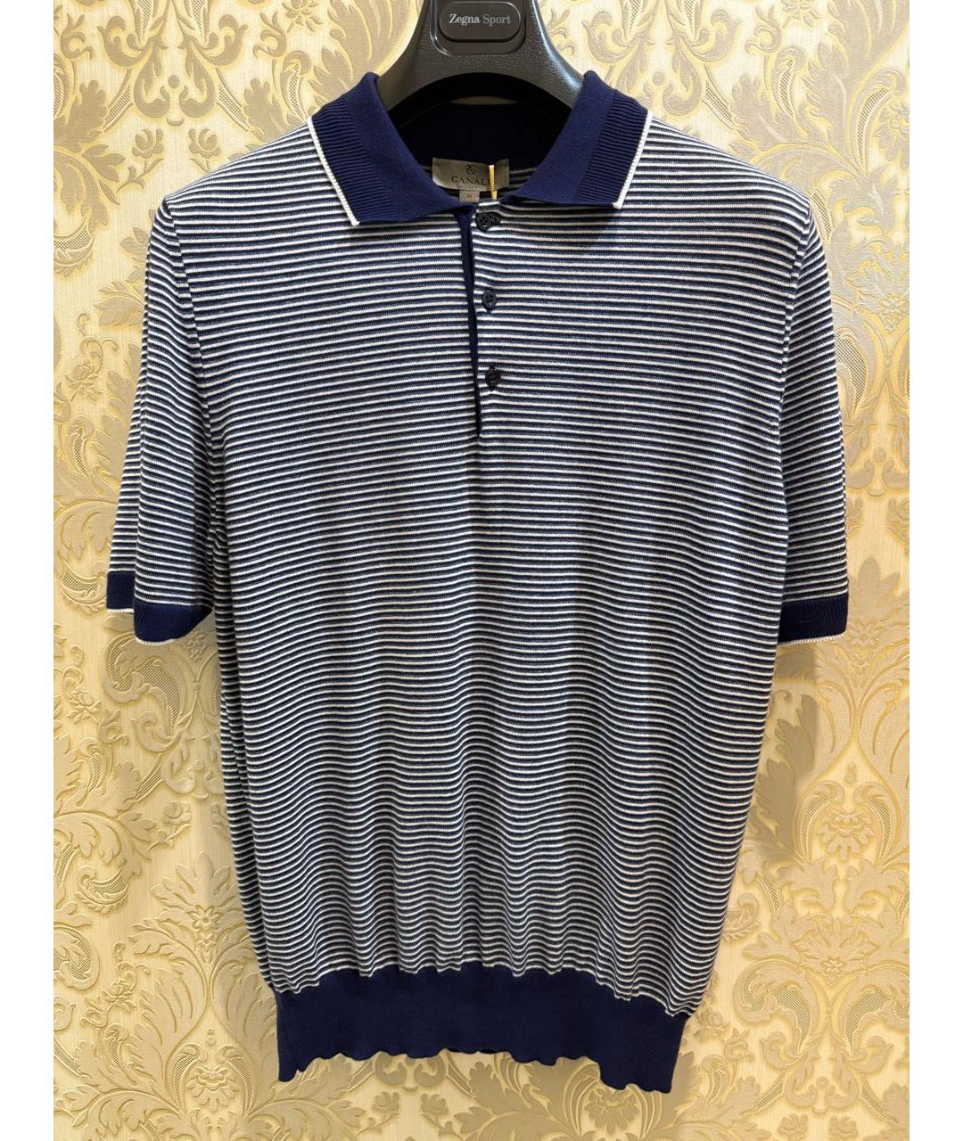 CANALI Мульти хлопковое поло с коротким рукавом, фото 3