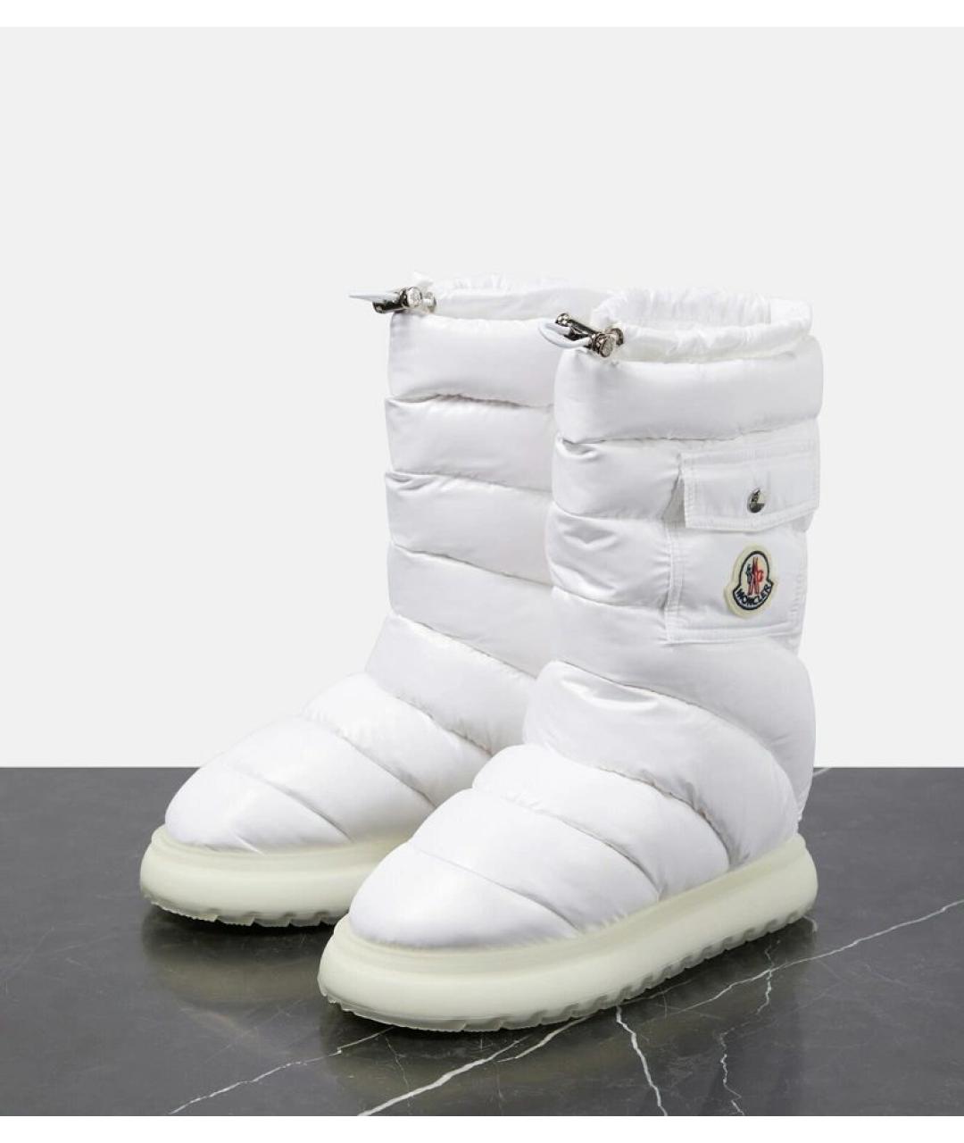 MONCLER Белые ботинки, фото 4