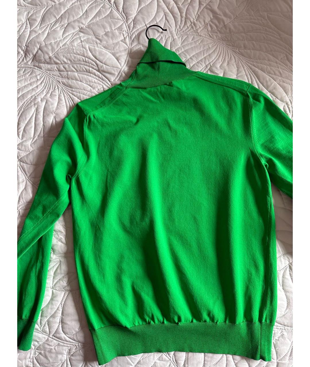 TOM FORD Зеленая шелковая водолазка, фото 2