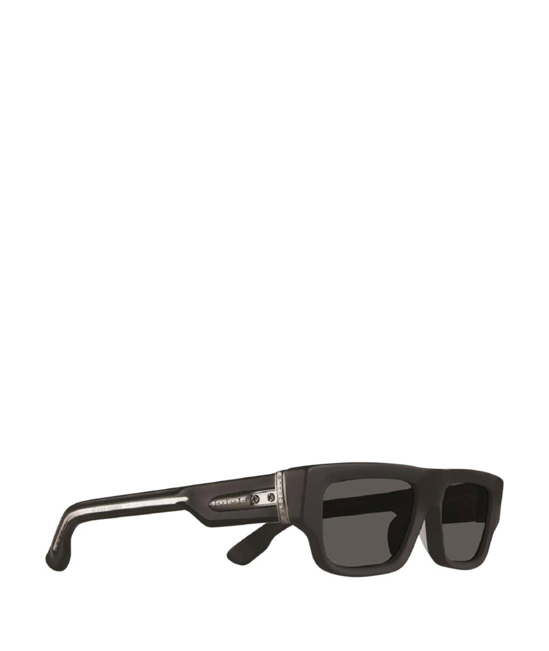 CHROME HEARTS Черные пластиковые солнцезащитные очки, фото 1