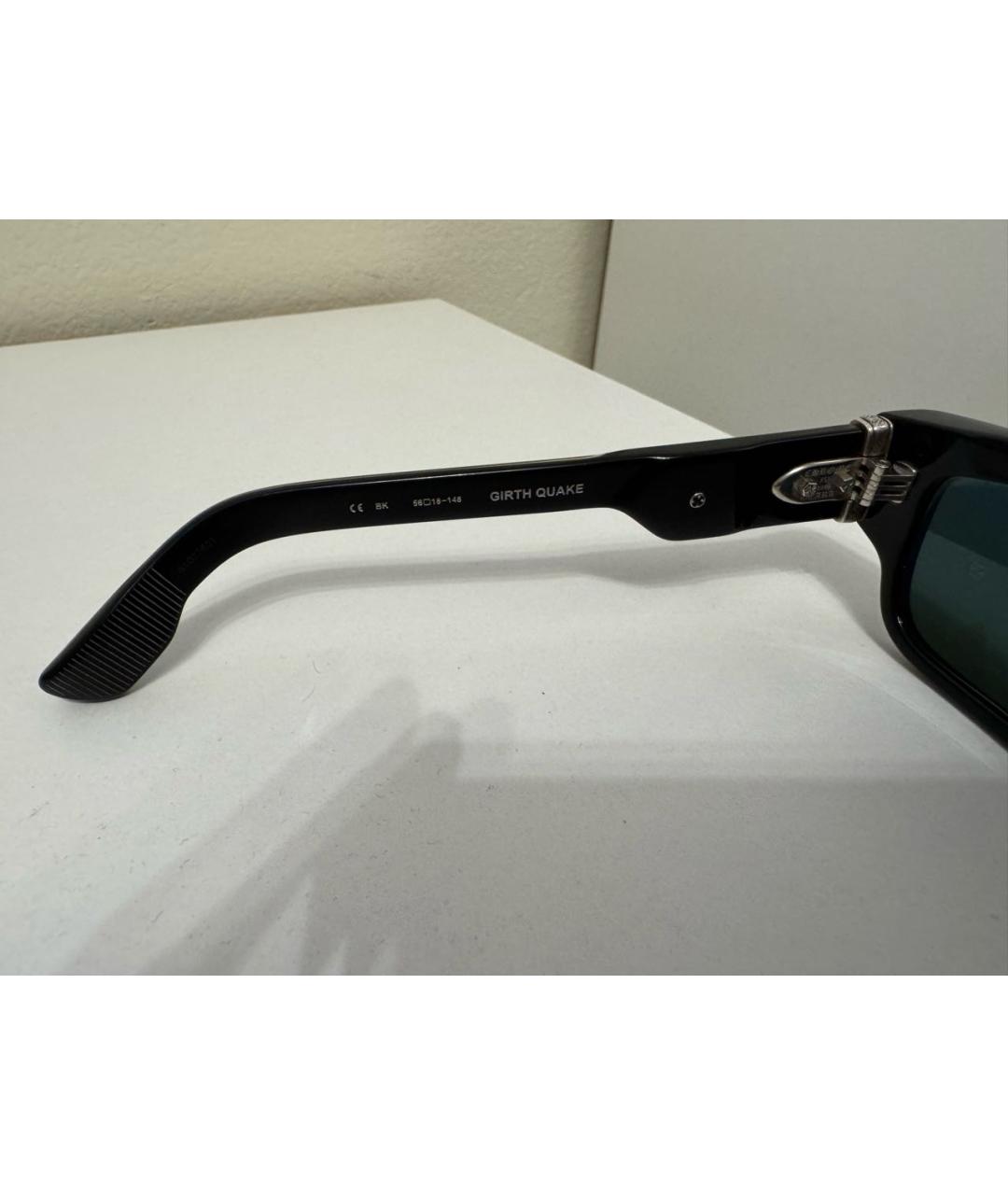 CHROME HEARTS Черные пластиковые солнцезащитные очки, фото 5