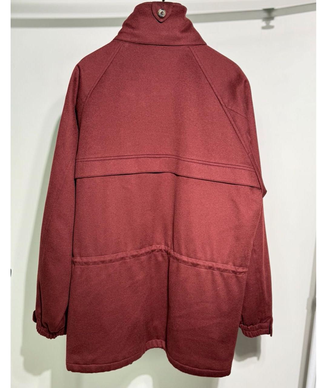 LORO PIANA Бордовая кашемировая парка, фото 2