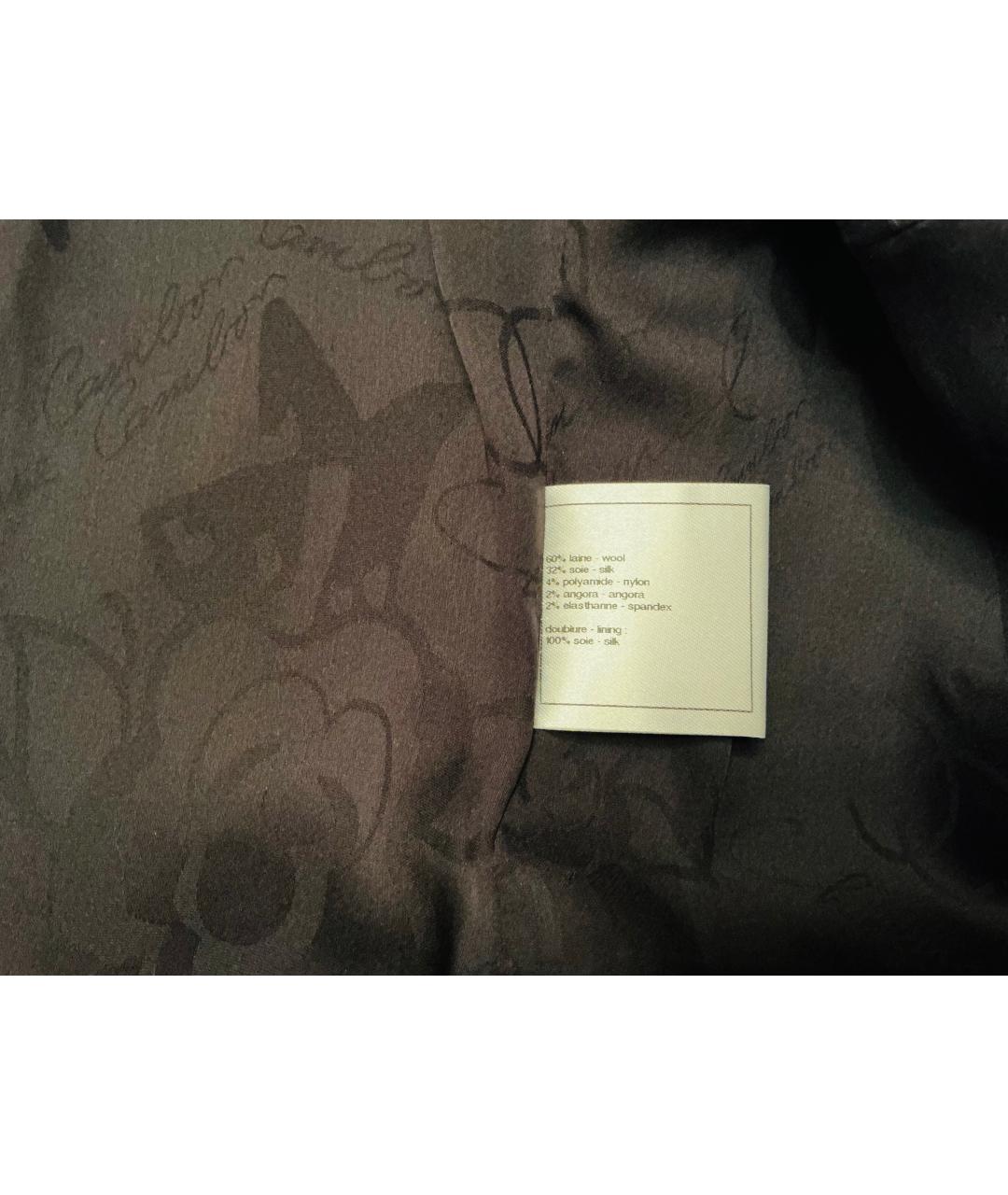 CHANEL Темно-синее шерстяное пальто, фото 7