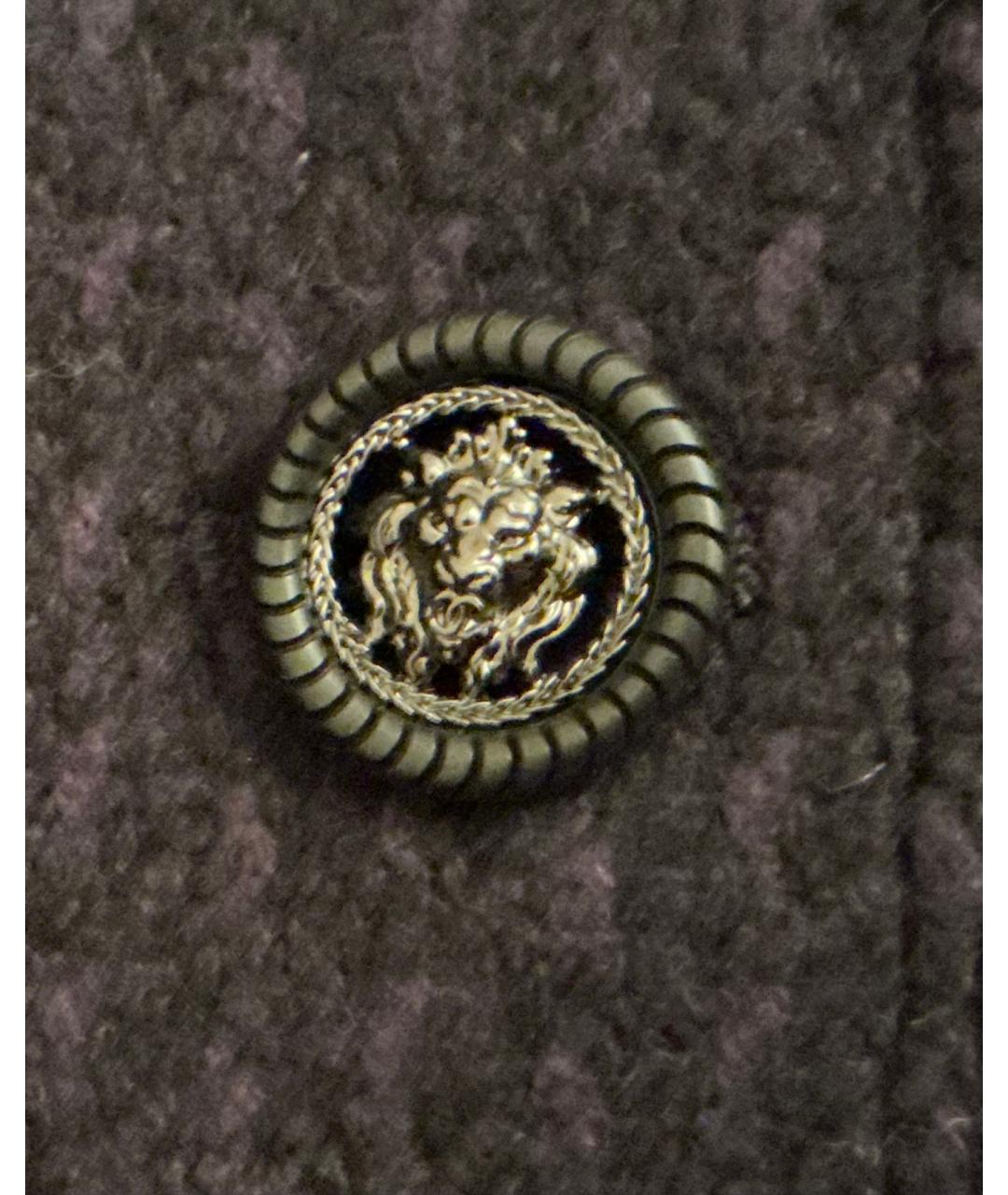 CHANEL Темно-синее шерстяное пальто, фото 3