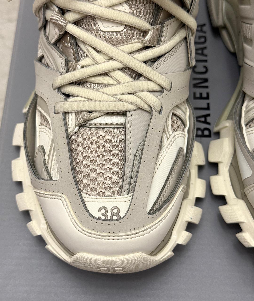 BALENCIAGA Бежевые кроссовки, фото 4