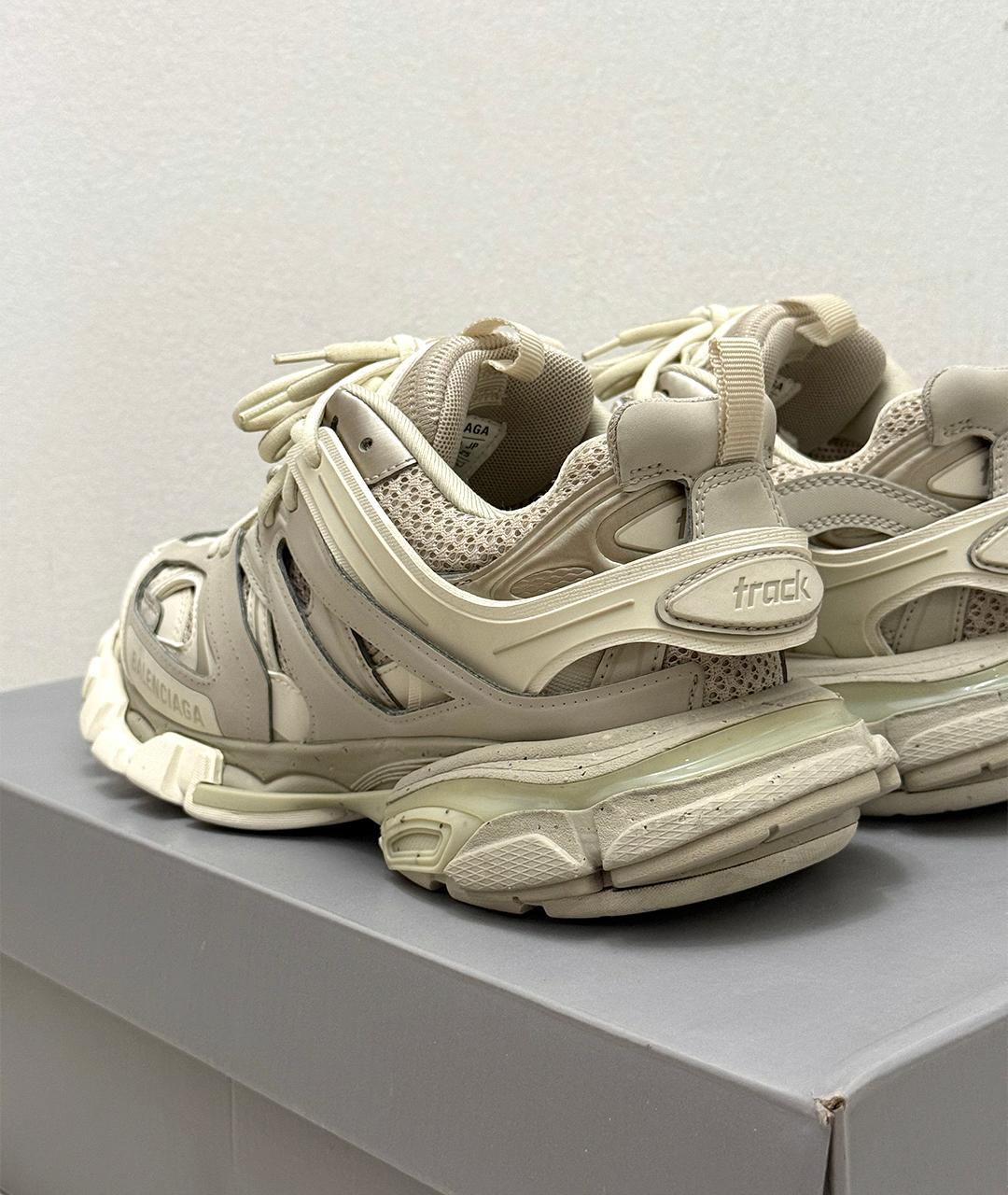 BALENCIAGA Бежевые кроссовки, фото 5