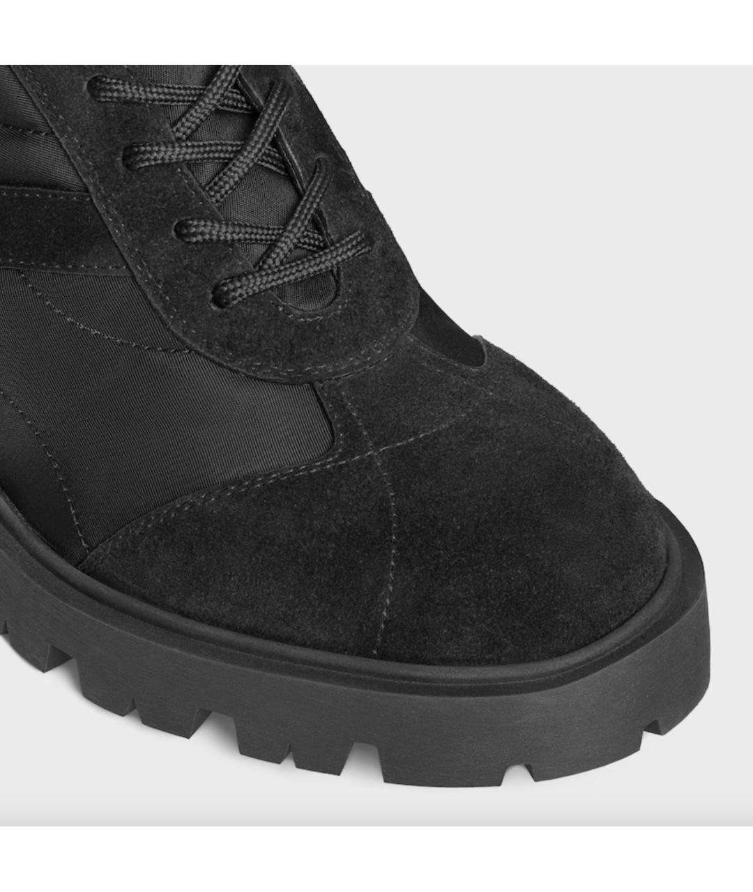 CELINE Черные замшевые ботинки, фото 3