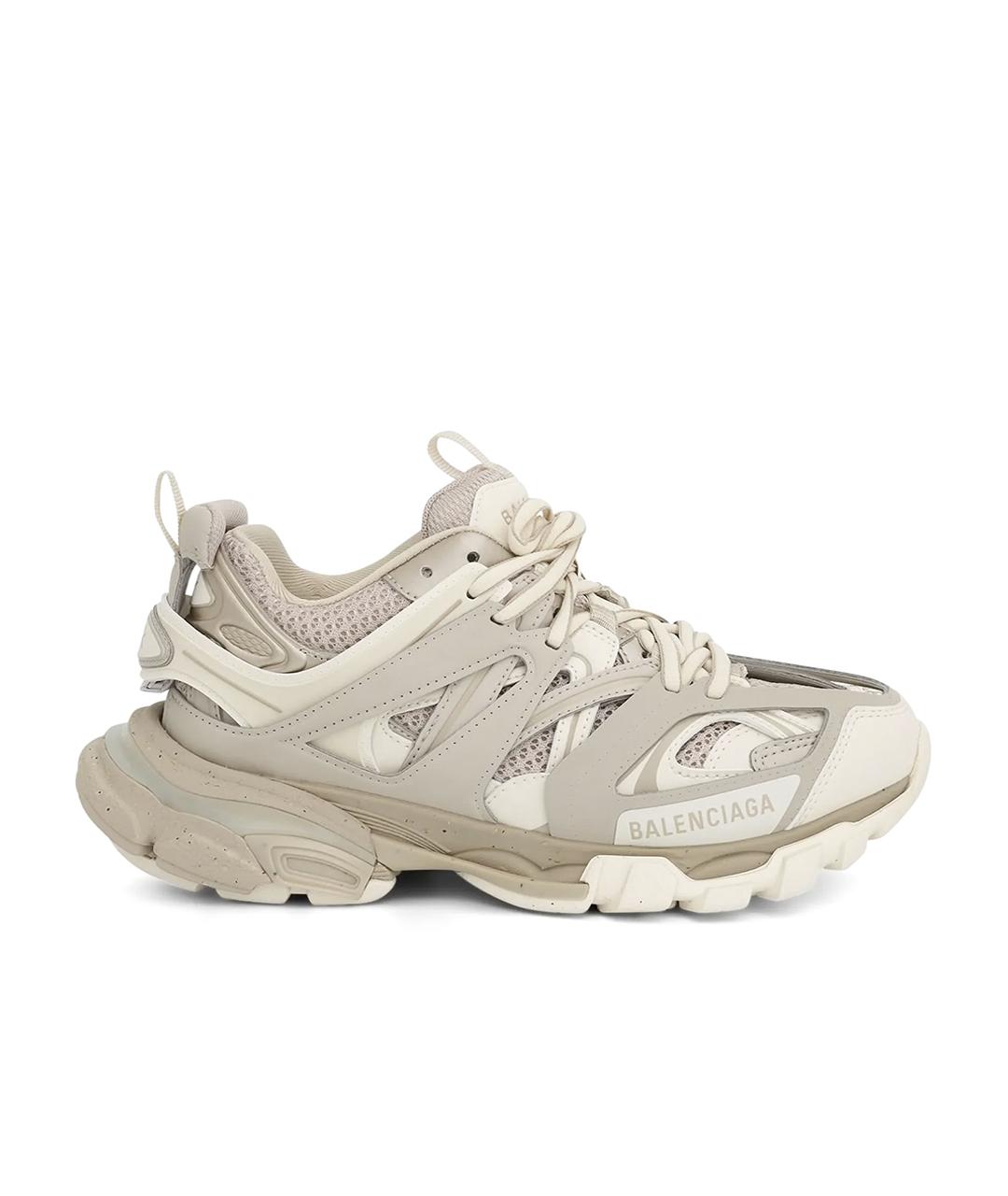 BALENCIAGA Бежевые низкие кроссовки / кеды, фото 10