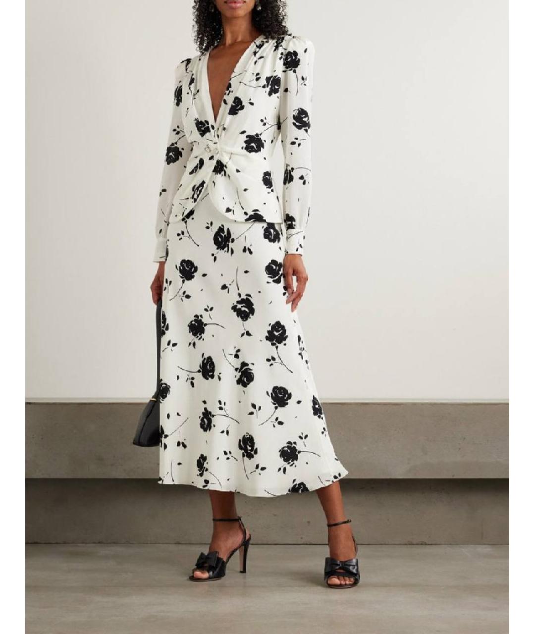 ALESSANDRA RICH Мульти шелковое коктейльное платье, фото 2