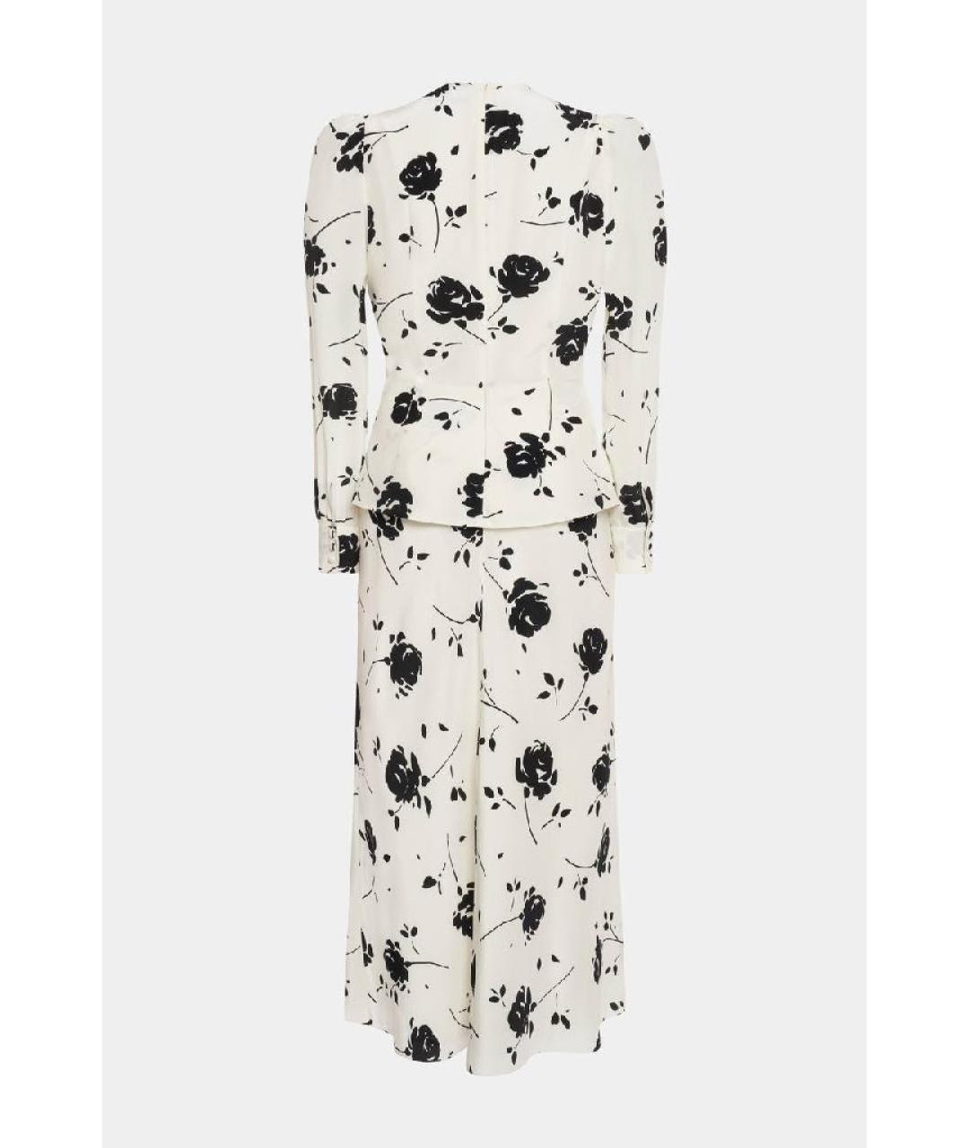 ALESSANDRA RICH Мульти шелковое коктейльное платье, фото 4