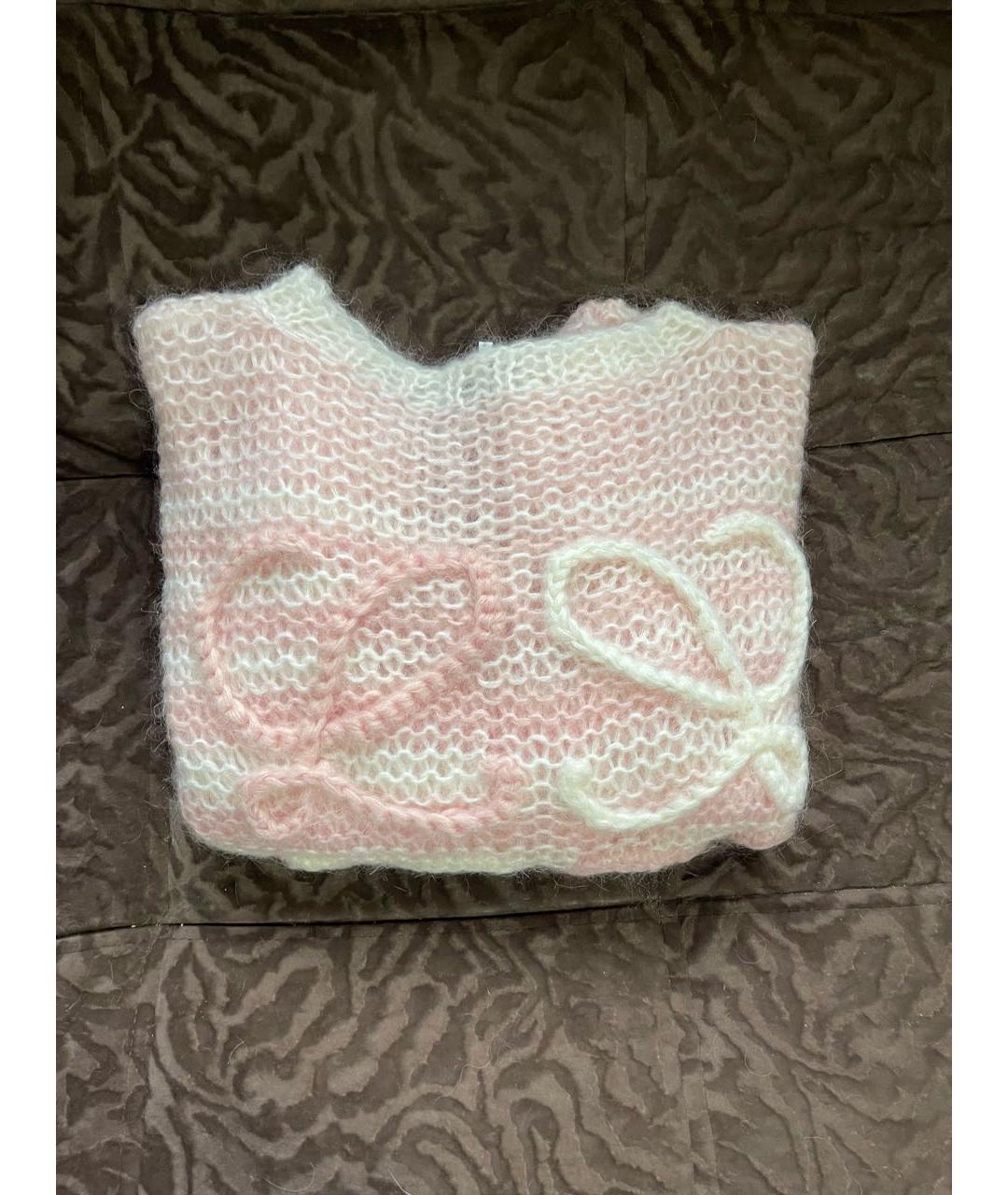 LOEWE Розовый джемпер / свитер, фото 7