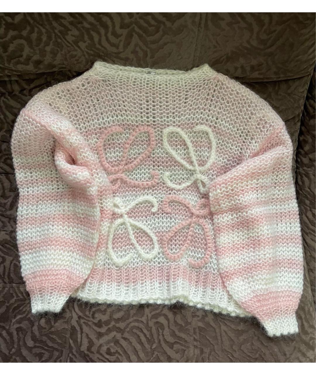 LOEWE Розовый джемпер / свитер, фото 5