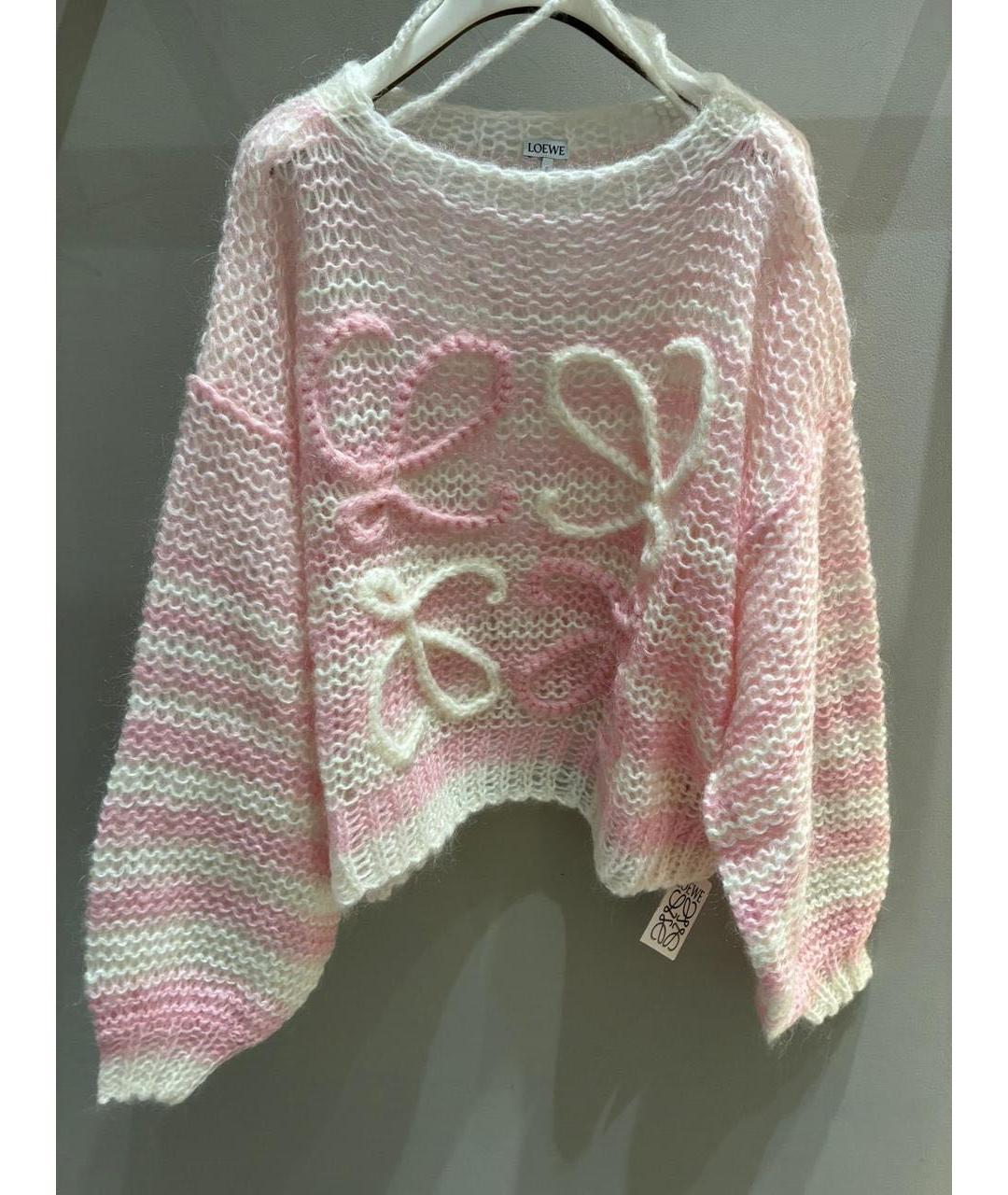 LOEWE Розовый джемпер / свитер, фото 4