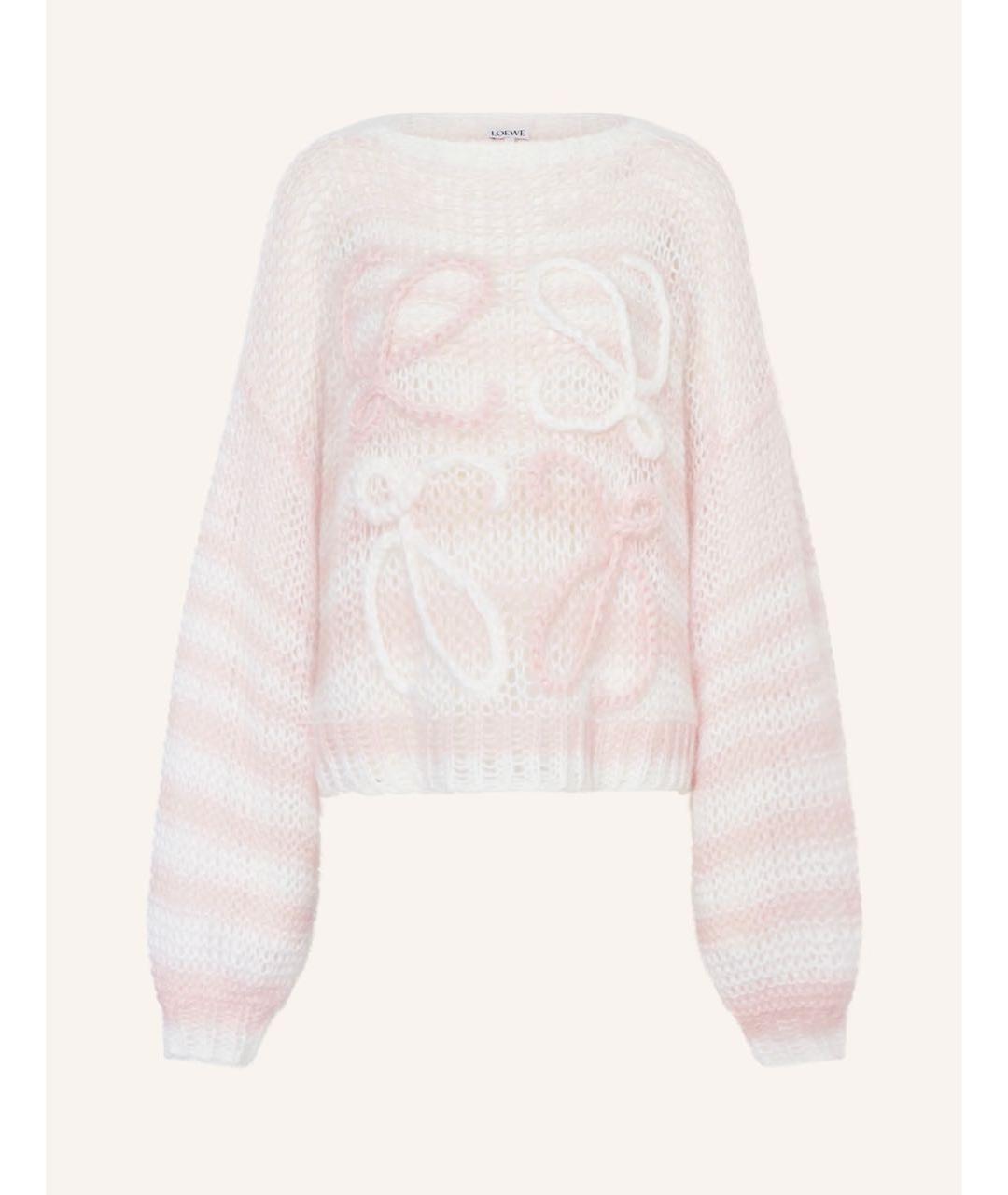 LOEWE Розовый джемпер / свитер, фото 9