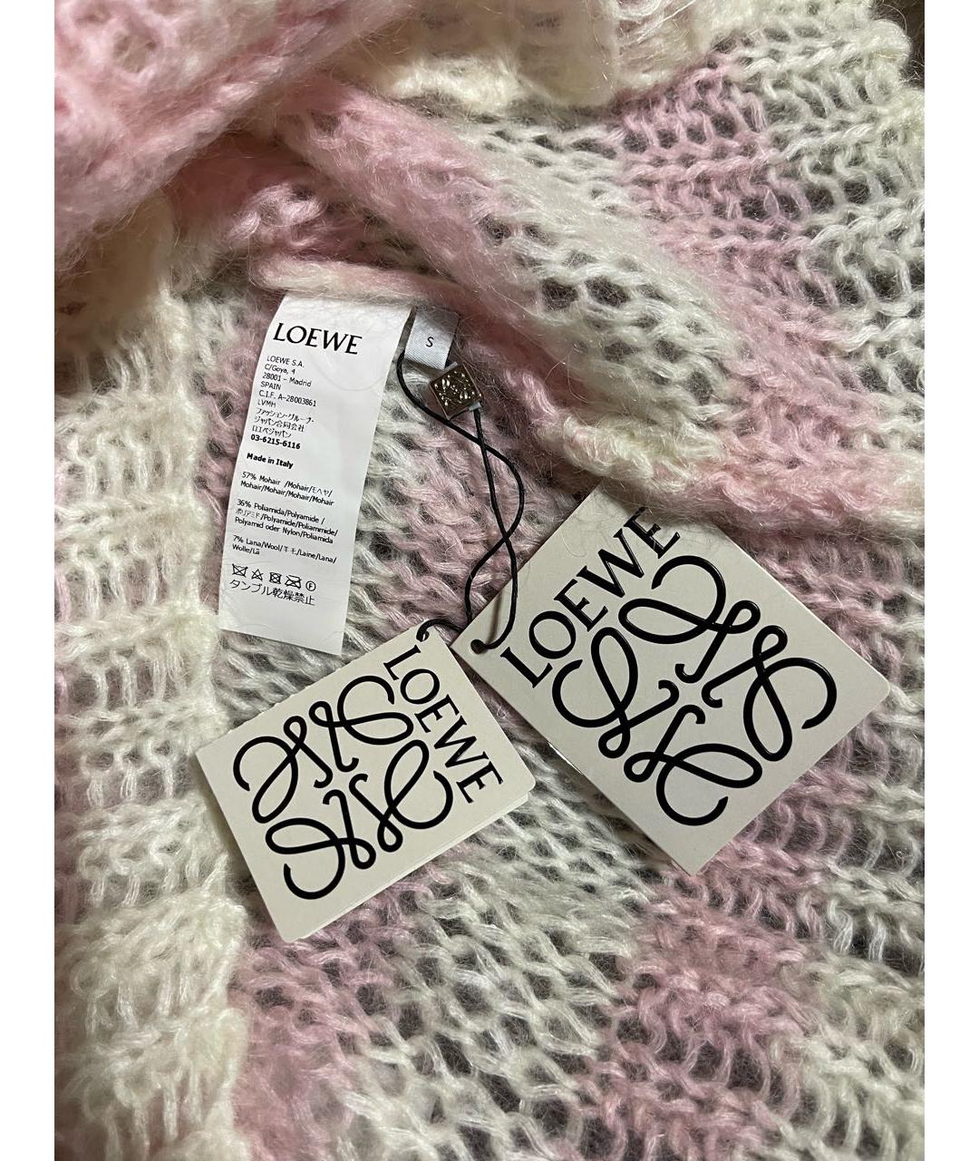 LOEWE Розовый джемпер / свитер, фото 8
