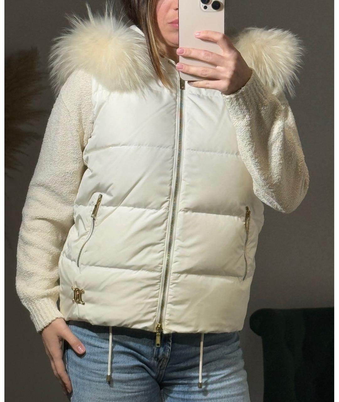 CELINE Белый полиамидовый жилет, фото 5