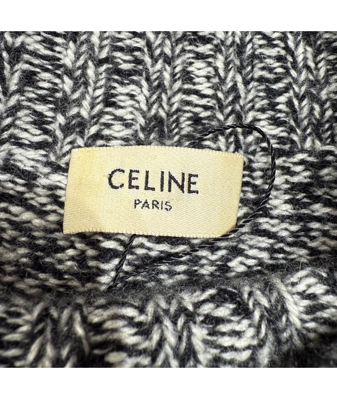 CELINE Антрацитовый кашемировый джемпер / свитер, фото 3