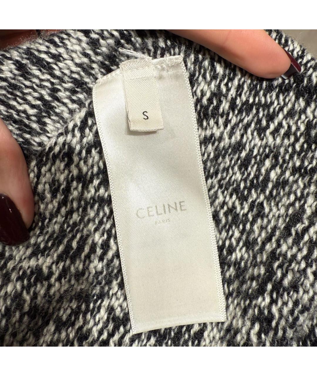 CELINE Антрацитовый кашемировый джемпер / свитер, фото 4