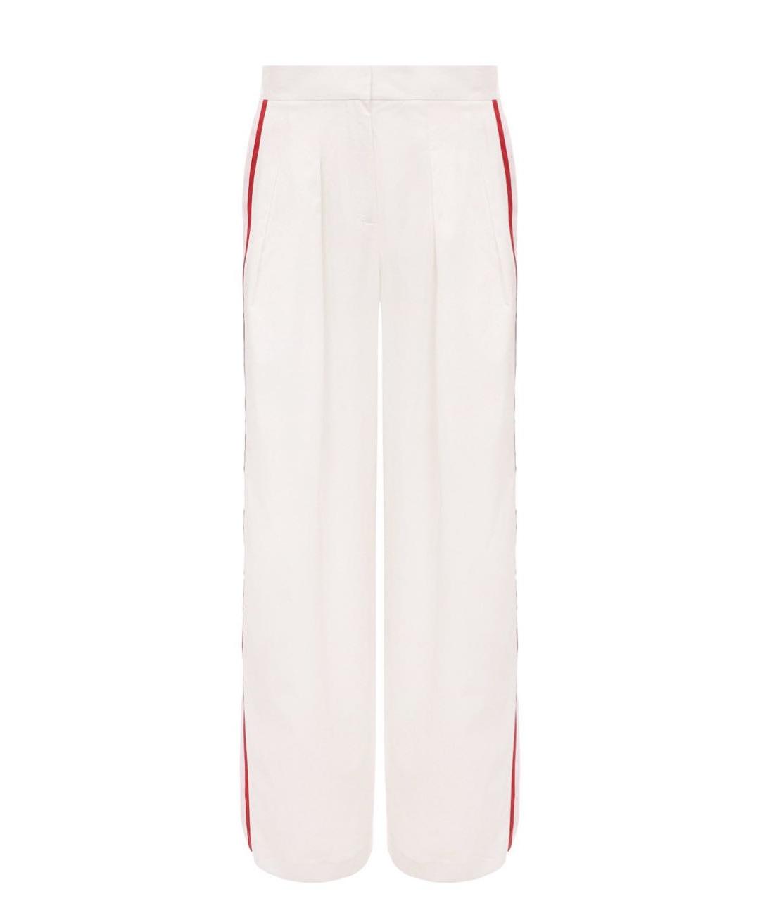 PORTS 1961 Белые вискозные брюки широкие, фото 6