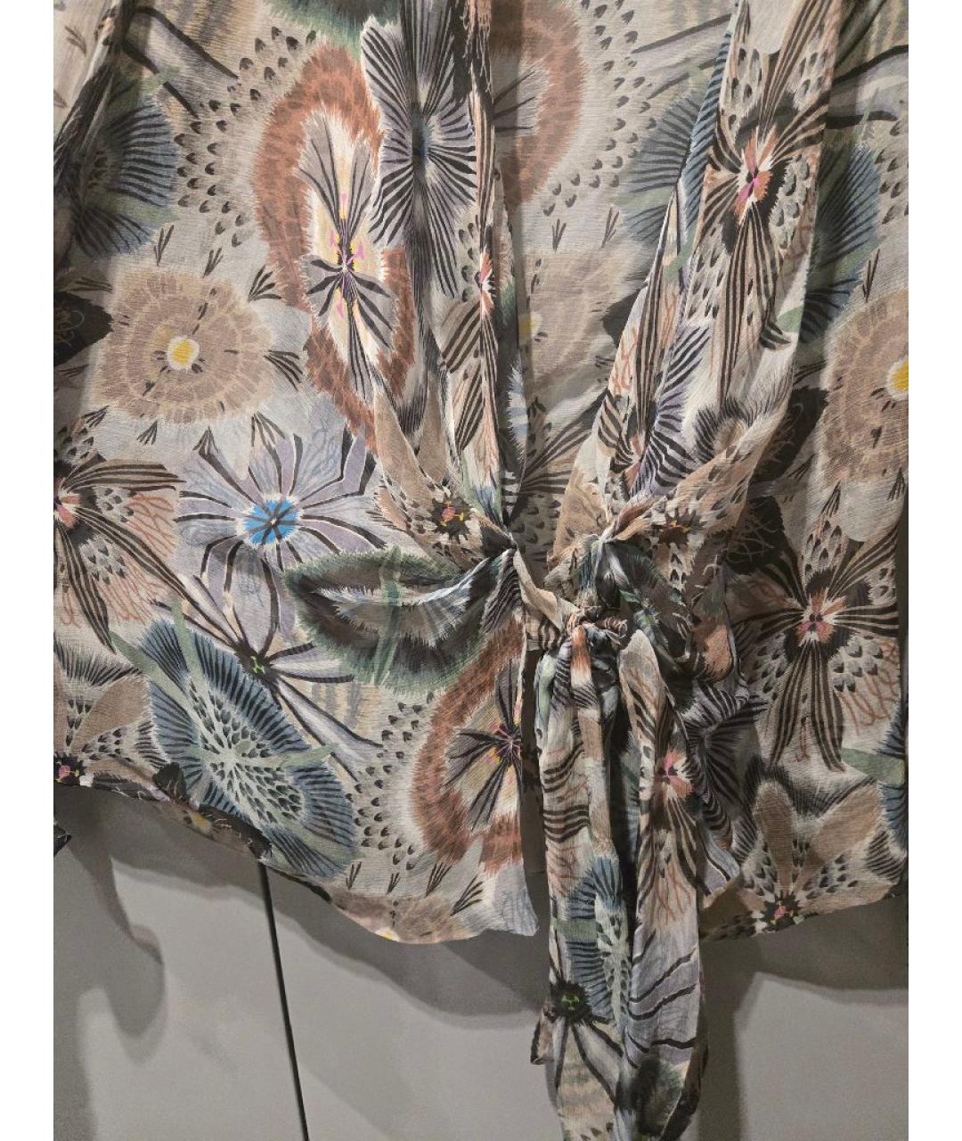 MISSONI Мульти шелковая блузы, фото 3