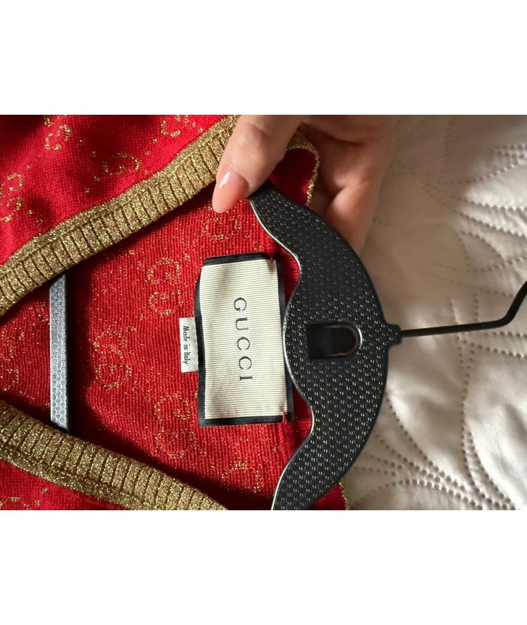 GUCCI Красный вискозный джемпер / свитер, фото 3