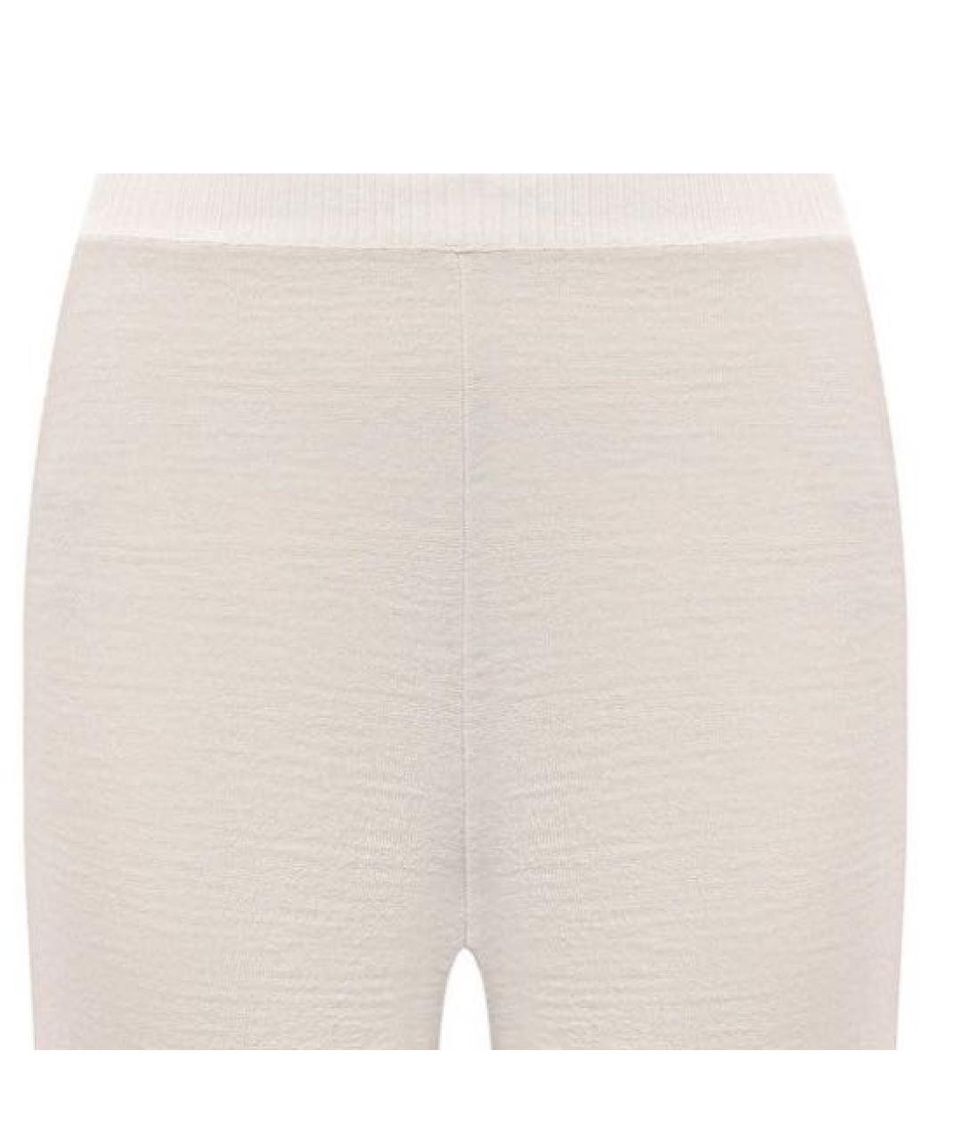 STELLA MCCARTNEY Бежевые шерстяные прямые брюки, фото 3